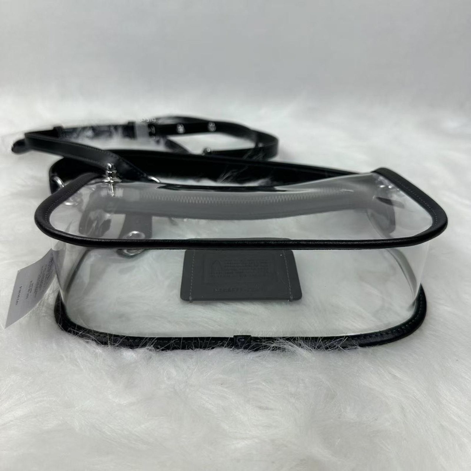 Coach Coach Stadium Swinger Clear Shoulder/Crossbody Silver/Black Size ONE SIZE - 7 Thumbnail