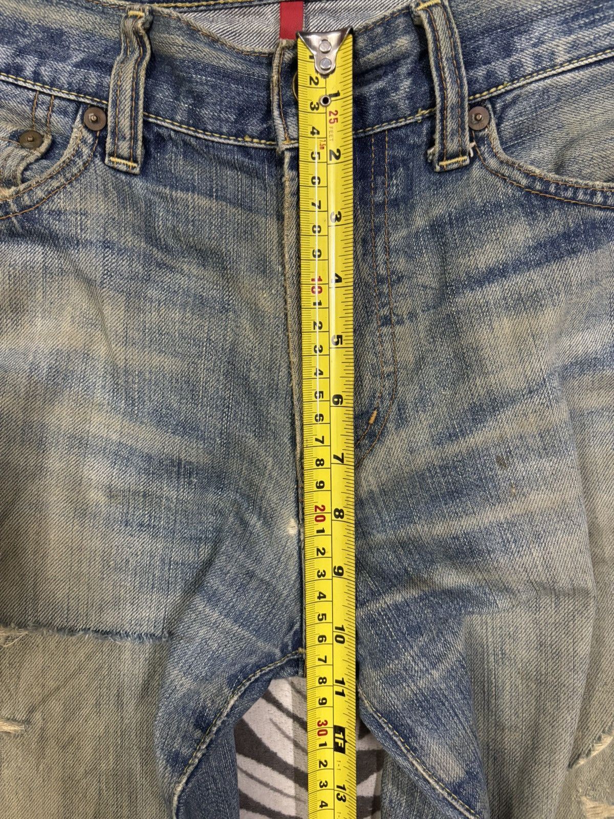 Undercover × Uniqlo Vintage Uniqlo S002 Mud Wash Distressed Grunge Jeans Size US 31 - 18 Thumbnail