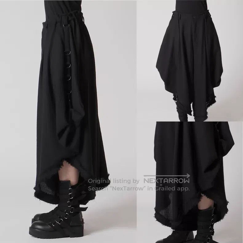 Yohji Yamamoto Yohji Yamamoto size 2 25ss loop hanging culottes pants Size 24" / US 00 / IT 34 - 1 Thumbnail