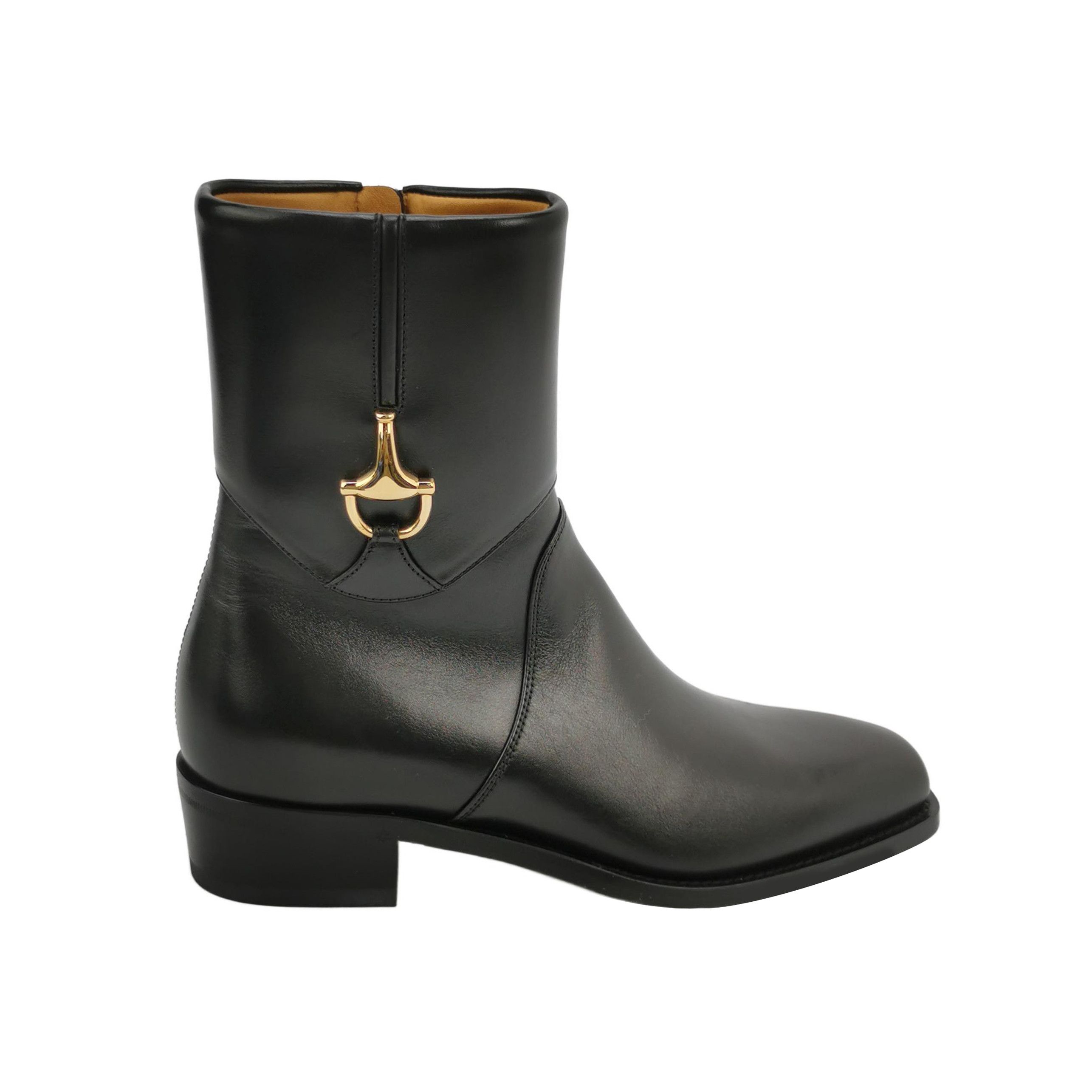 Gucci Gucci Horsebit Leather Ankle Boots 38.5 Size US 8.5 / IT 38.5 - 1 Thumbnail