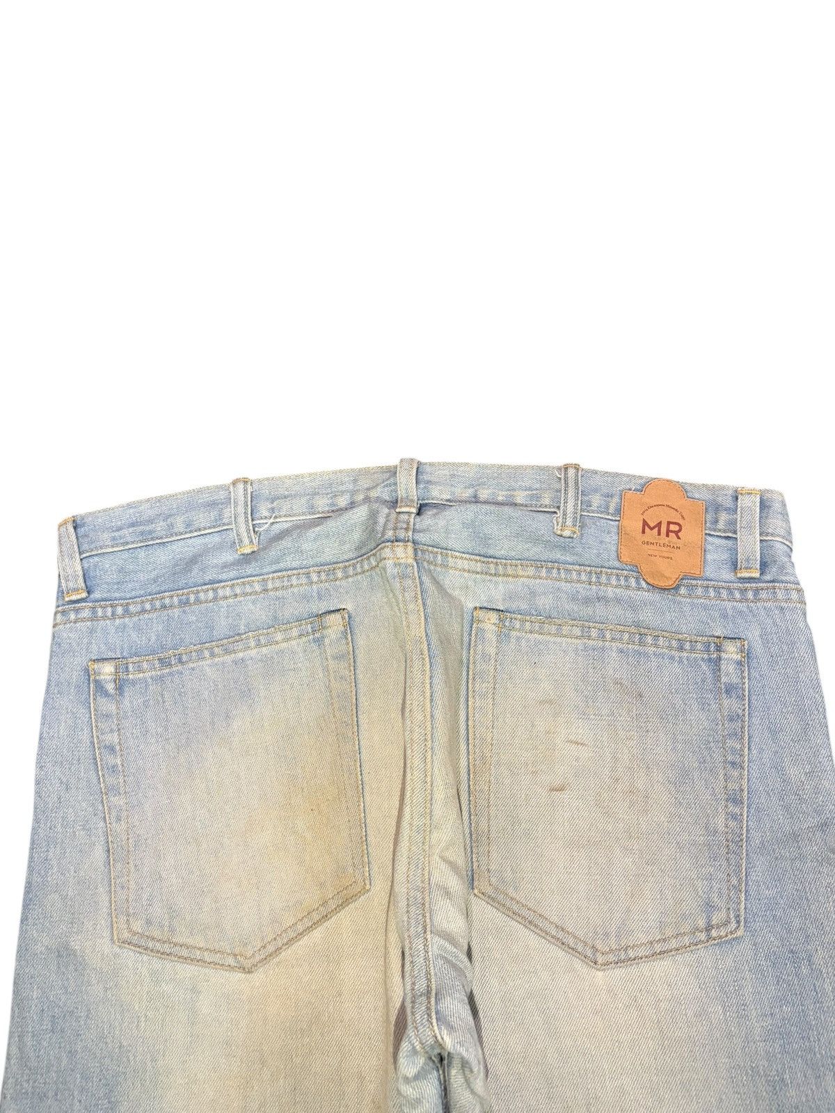 Edwin Vintage Japanese Brand Mud Wash Distressed Jeans Size US 35 - 4 Thumbnail