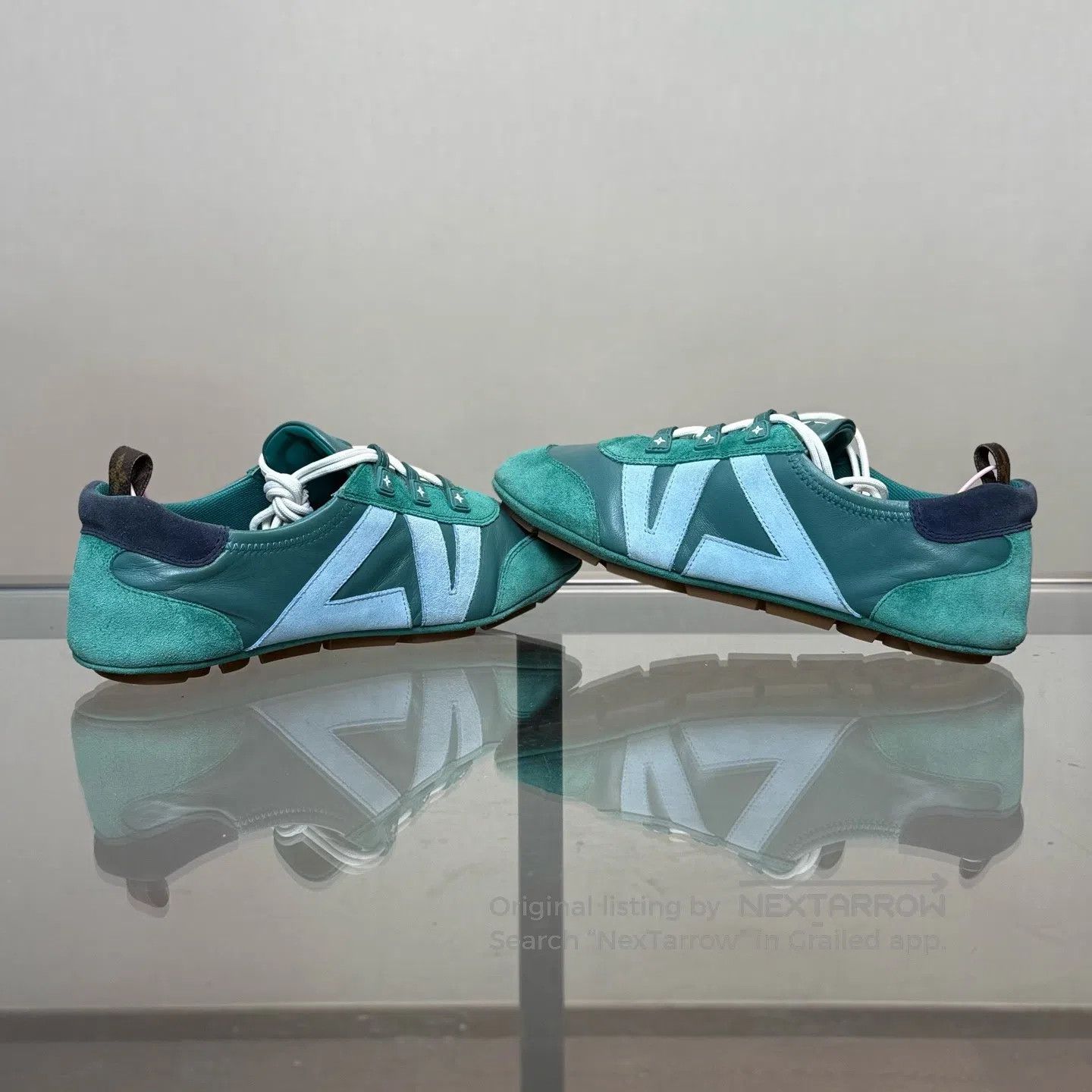 Louis Vuitton Louis Vuitton Sneakerina Green Ballet Training Shoes Size US 7.5 / IT 37.5 - 6 Thumbnail