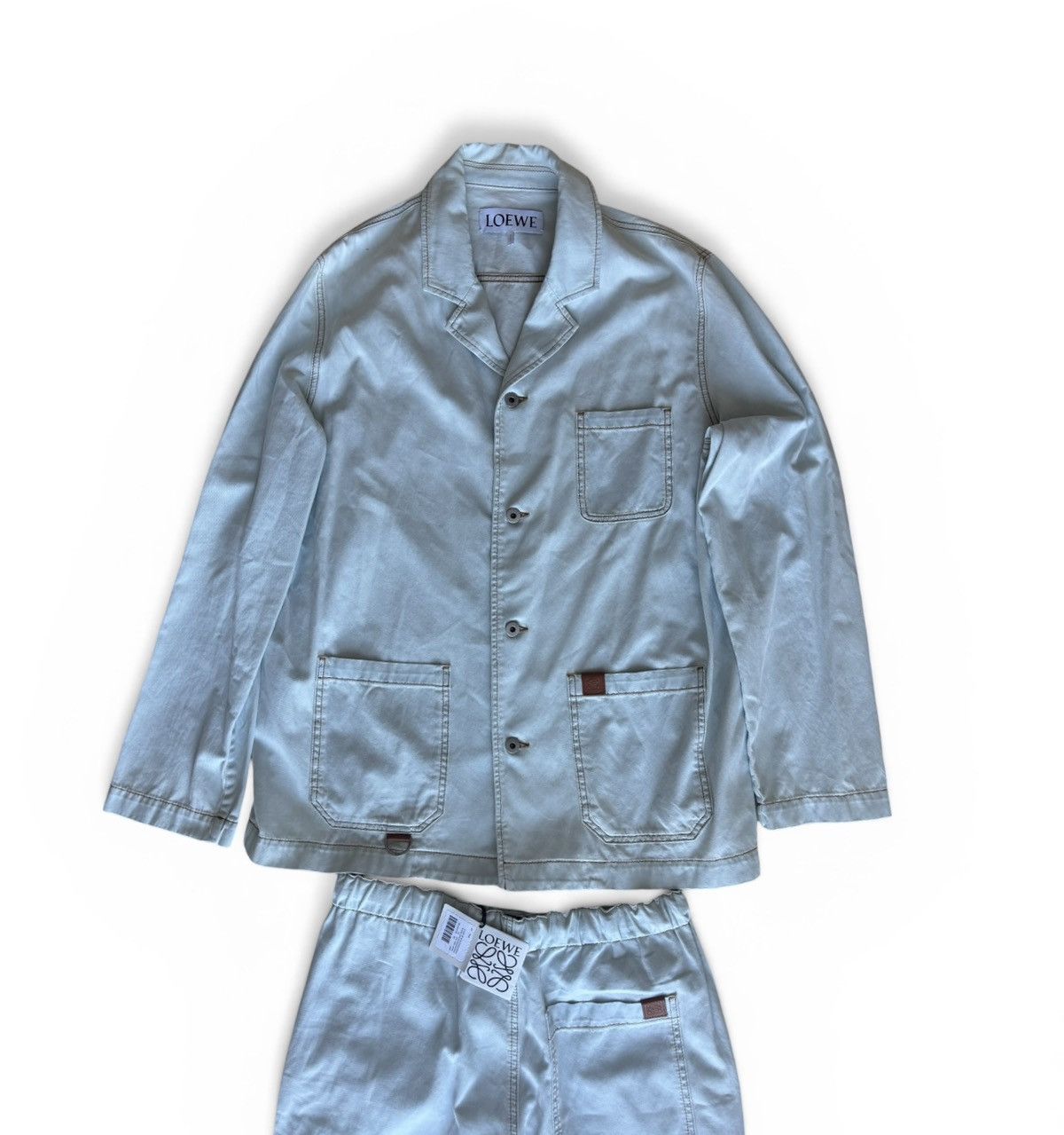 Loewe Loewe Workwear Robe Jacket Pants Suit Size US M / EU 48-50 / 2 - 2 Thumbnail