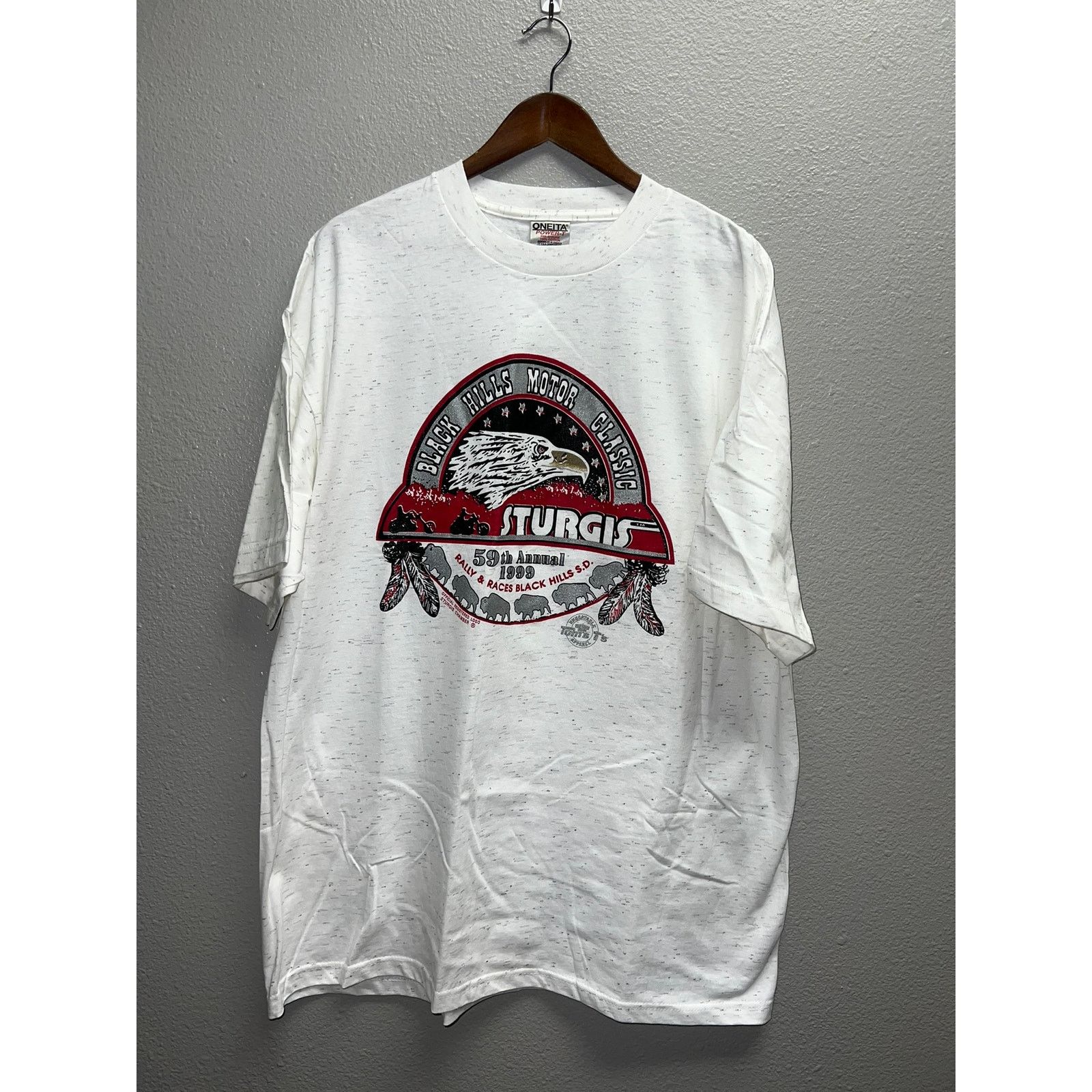 Vintage Vintage Sturgis 1999 Shirt 59th Black Hills Biker Tee 90s Size US XXL / EU 58 / 5 - 1 Thumbnail