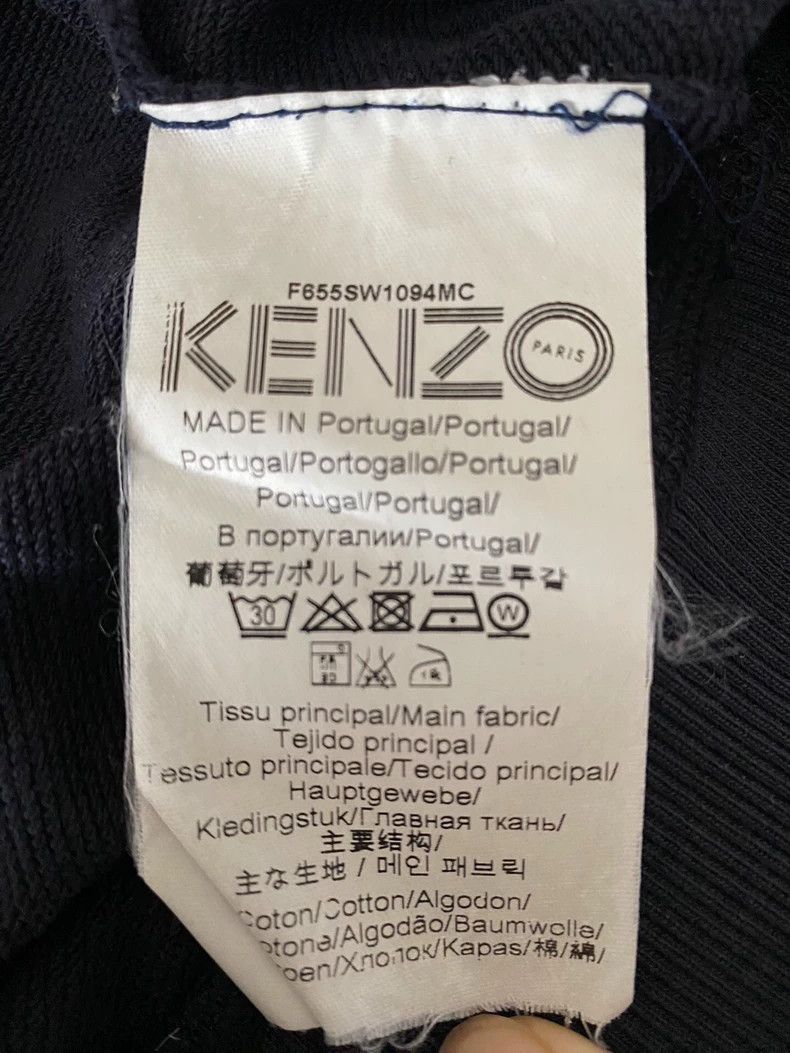 Kenzo KENZO Blue patchwork embroidered hoodie Size US S / EU 44-46 / 1 - 3 Thumbnail