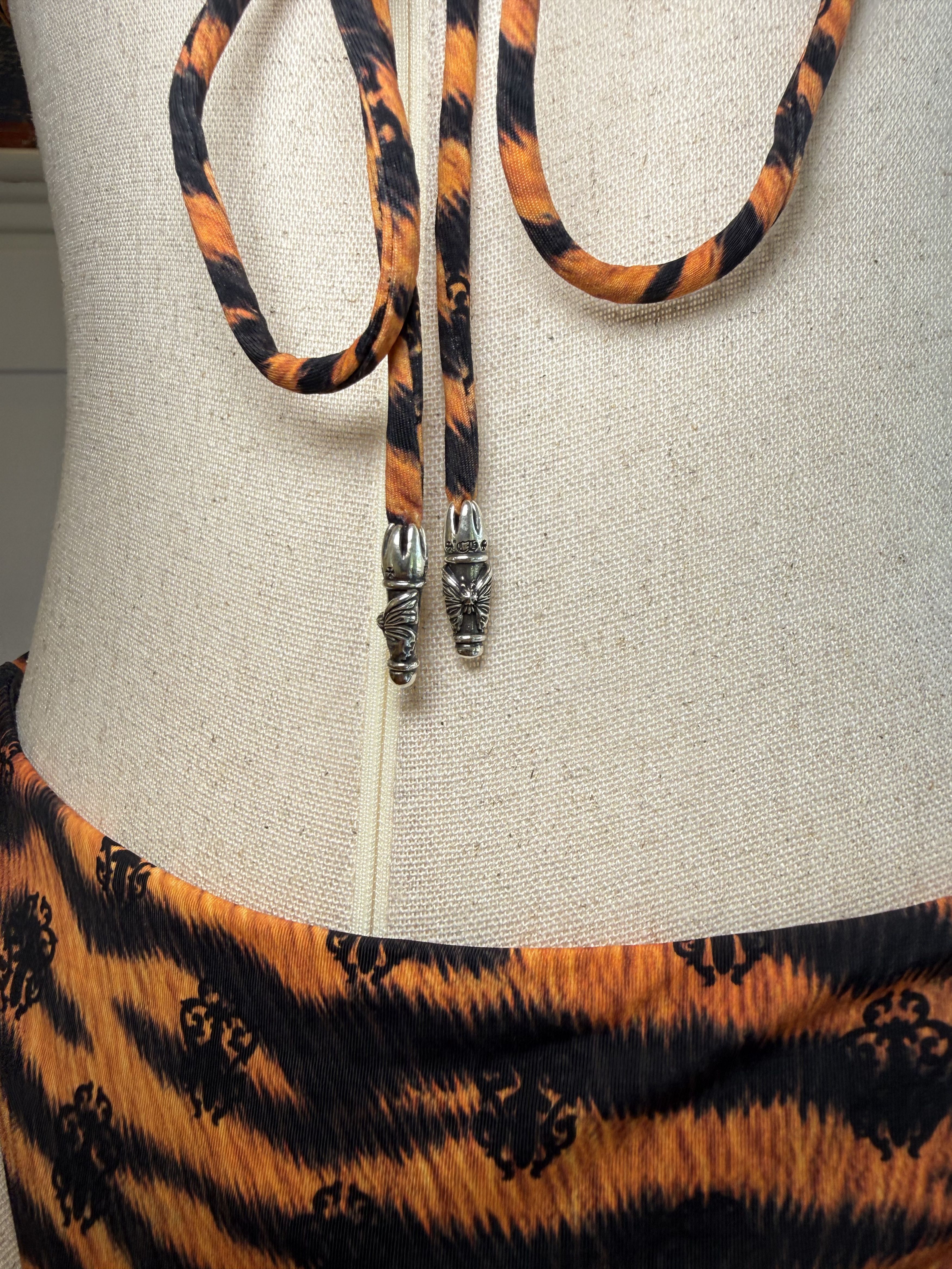 Chrome Hearts Chrome Hearts x Dipped in Blue 'Orange Tiger' Bikini Set Size S / US 4 / IT 40 - 4 Thumbnail