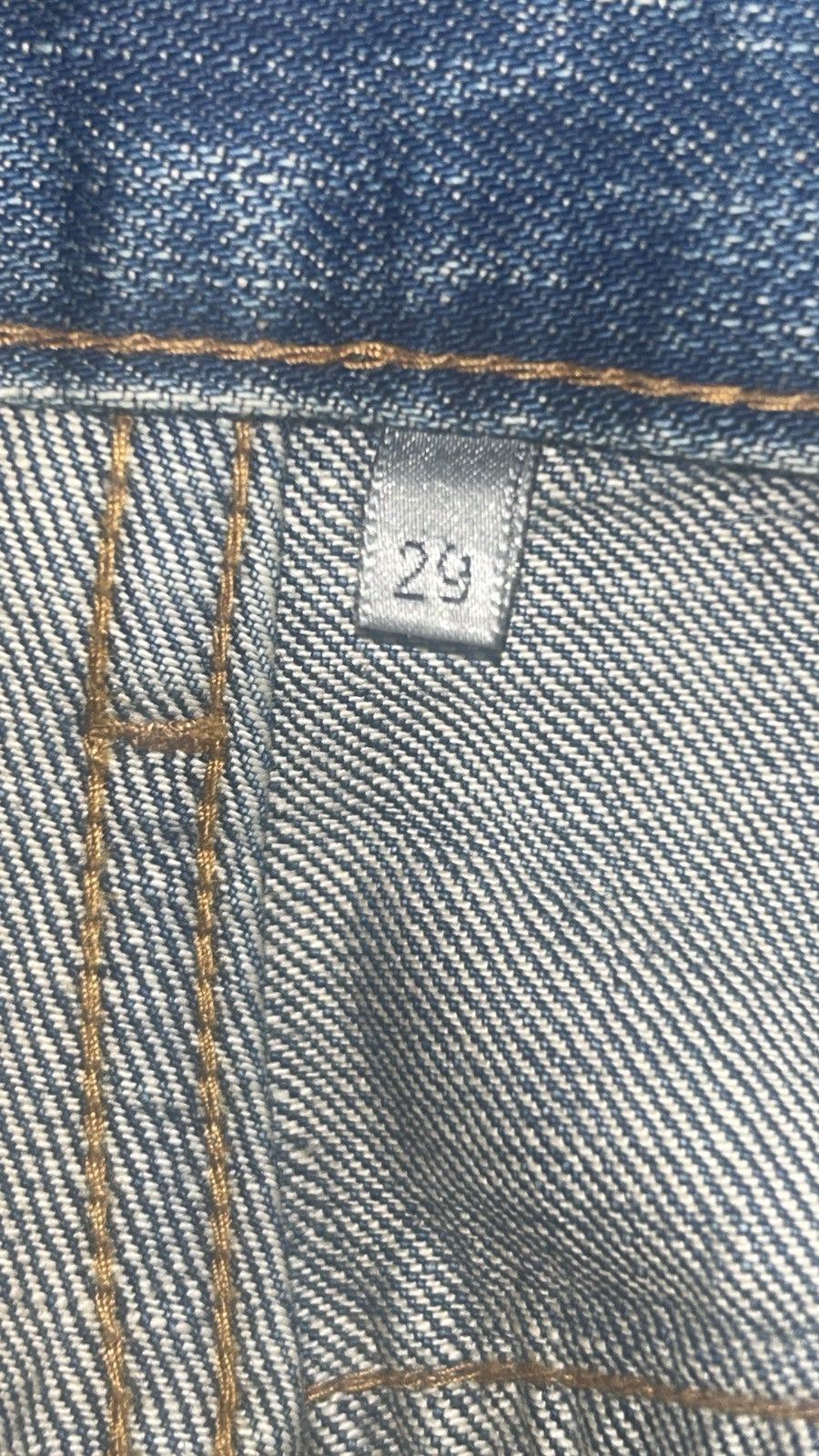 Dior × Hedi Slimane Dior 2005 Waxed ‘Luster’ Denim Size US 31 - 6 Thumbnail