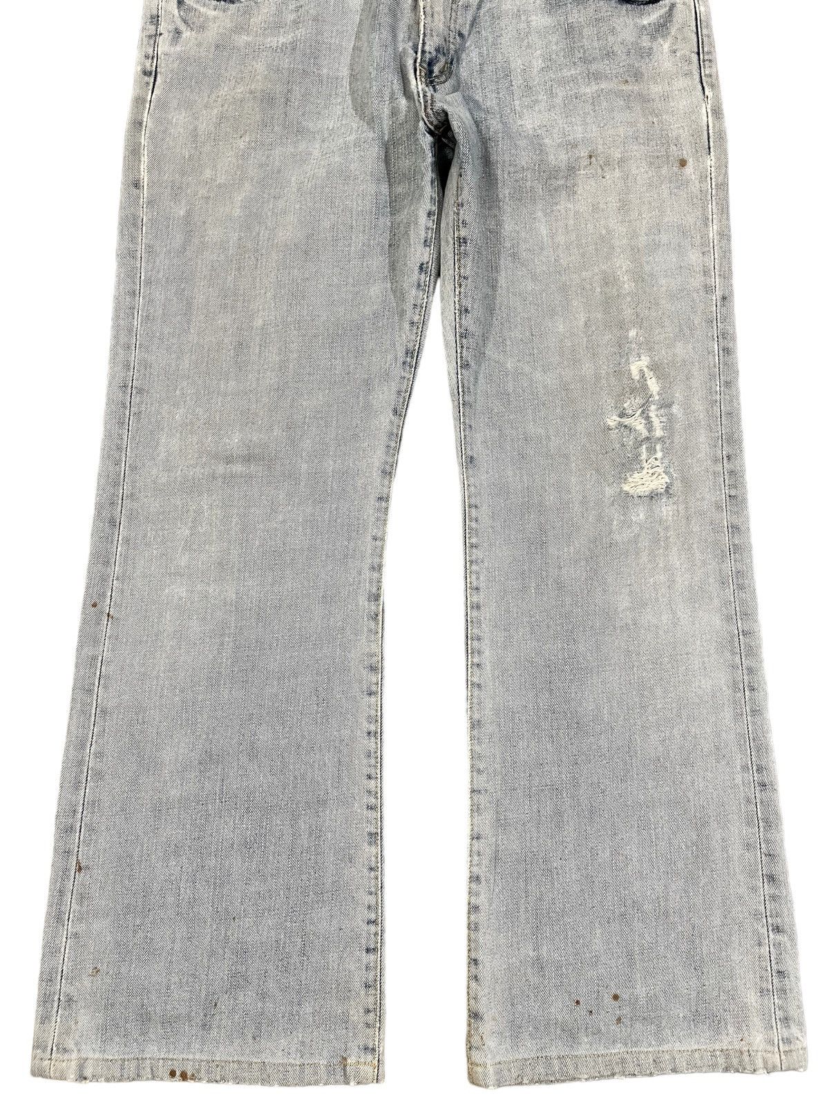 Jun Takahashi Vintage Uniqlo Jeans B-002 Flare Denim Size US 33 - 3 Thumbnail