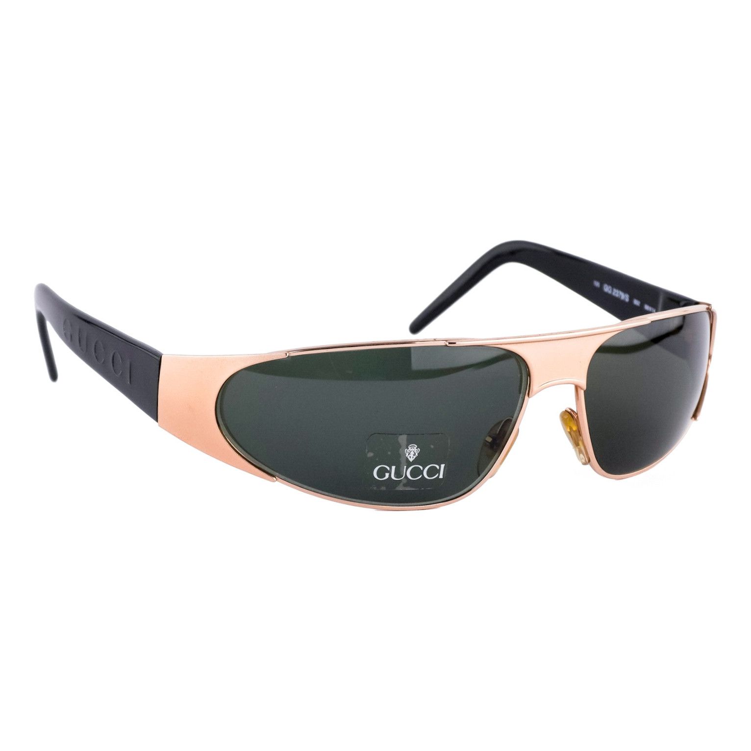 Gucci × Vintage Gucci 1710/S Tom Ford era black square logo