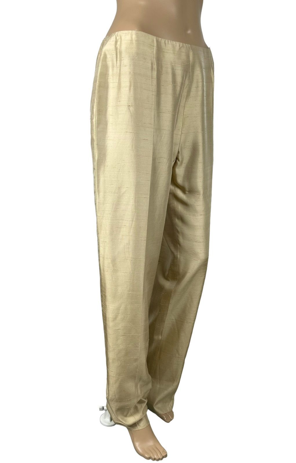 Max Mara Max Mara Silk-Acetat Pants size US10 IT44 Size 32" / US 10 / IT 46 - 3 Thumbnail