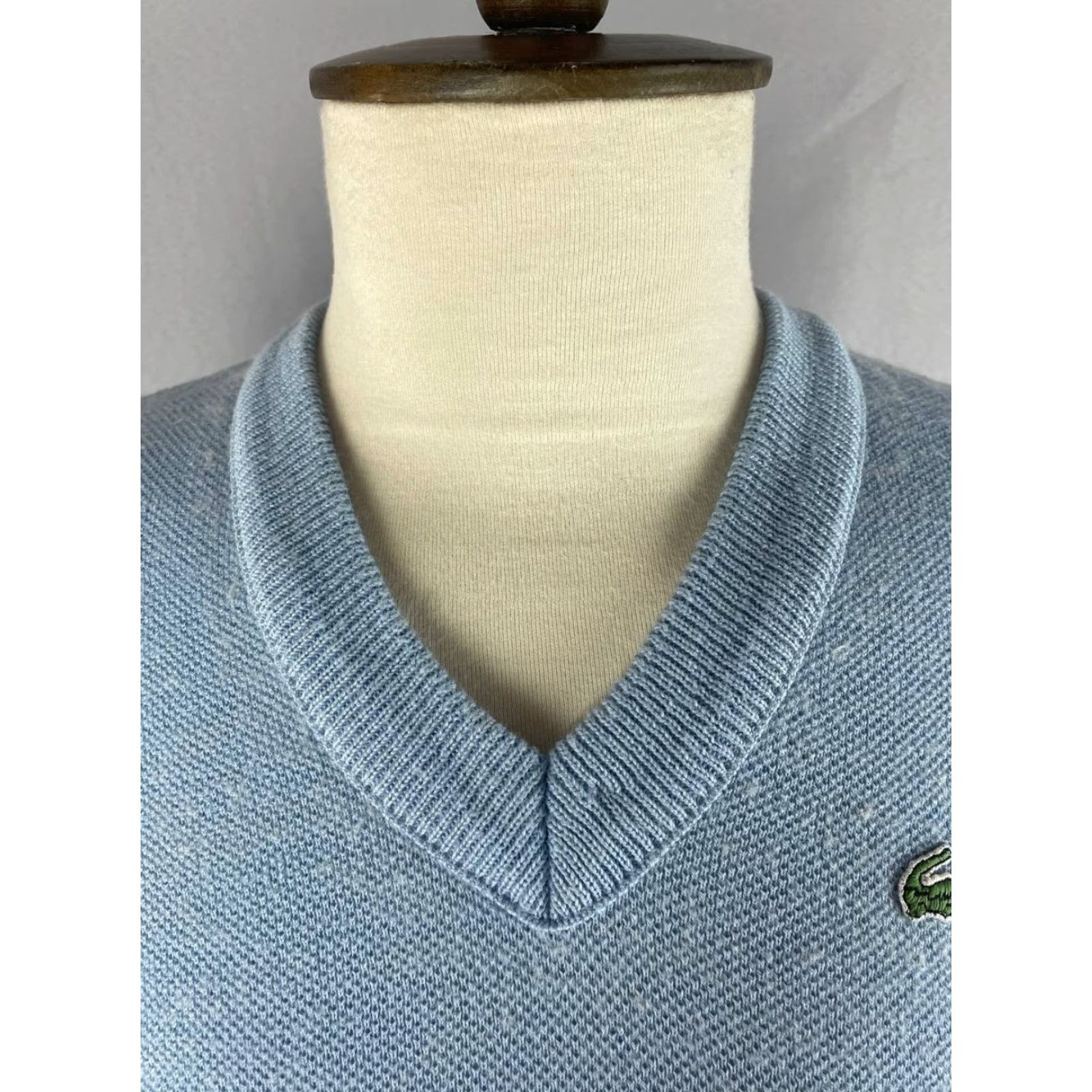 Lacoste Lacoste Mens Sweater Shirt? (Original title: Chemise Lacoste Mens Sweater Size S Blue Wool V-Neck Long Sleeve Pullover) Size US S / EU 44-46 / 1 - 7 Thumbnail
