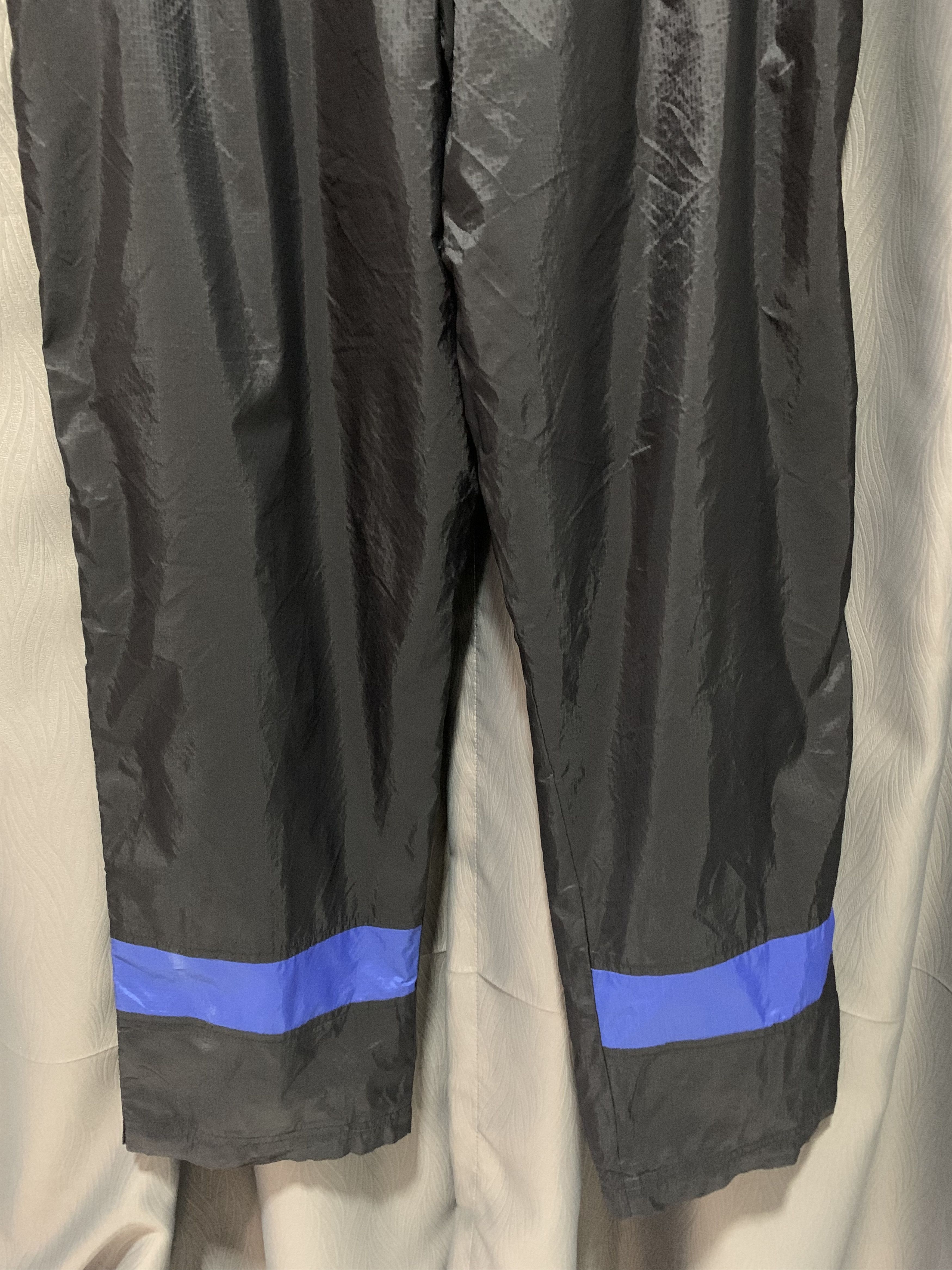 Nike Vintage Nike Swoosh Tearaway Baggy Nylon Track Pants 90s Size US 34 / EU 50 - 4 Thumbnail