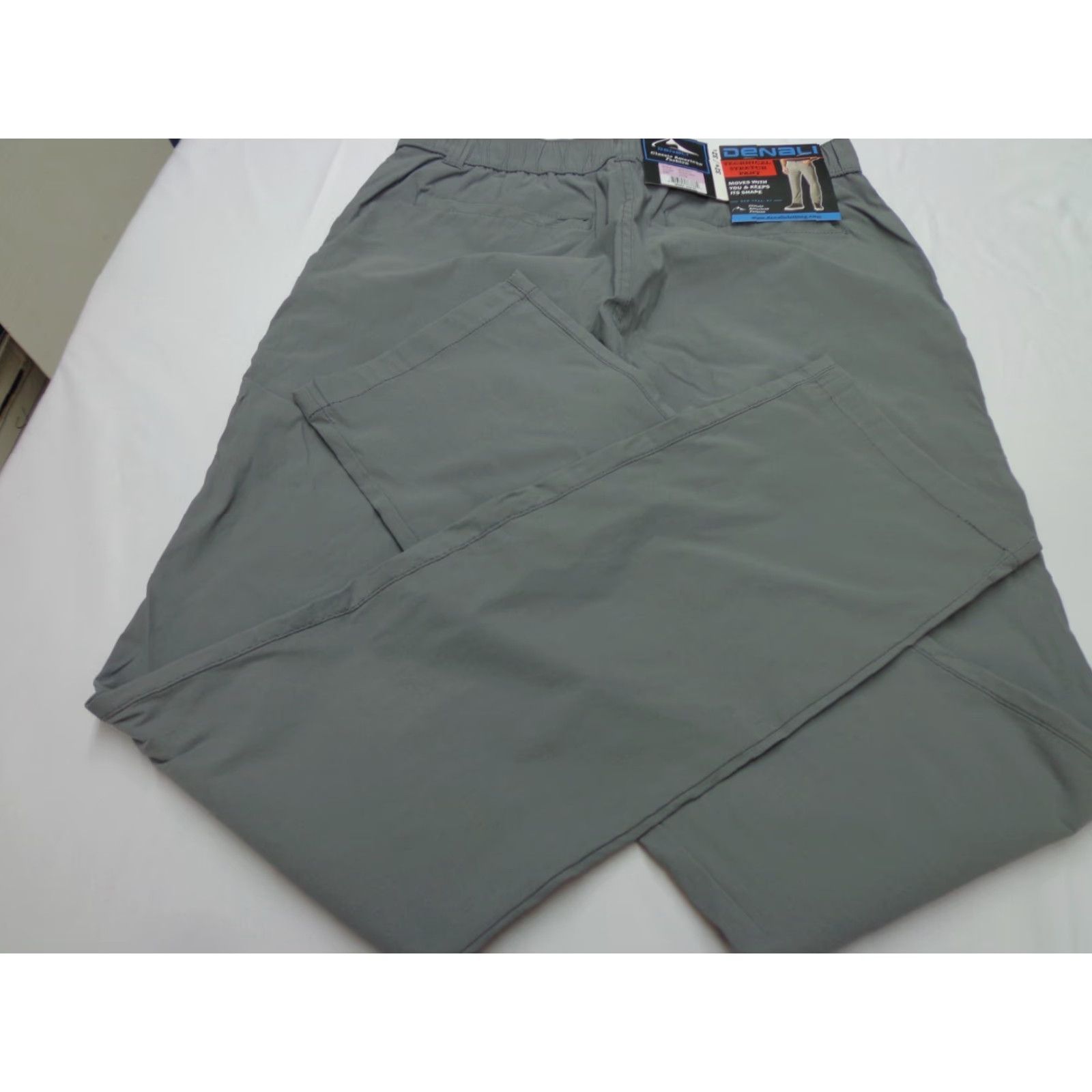 Vintage DENALI Technical Stretch Pants ZIP 32/32 Silver 94% Nylon 6% Spandex Men Regular Moderate Comfort Stretch Shirt? Size US 32 / EU 48 - 7 Thumbnail