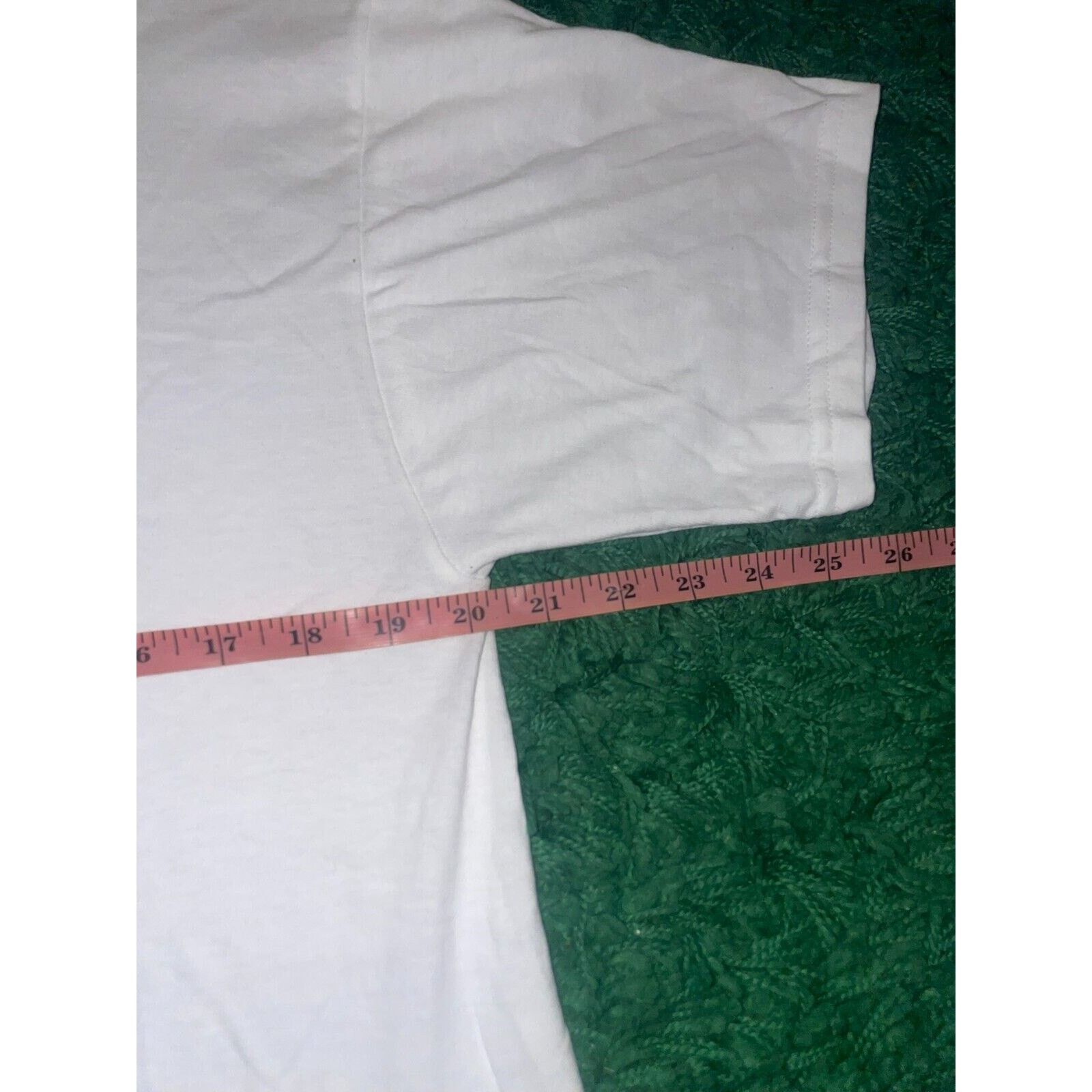 Jerzees Vintage Horse Shirt Misprint White Tee Medium 90s Test Print Size US M / EU 48-50 / 2 - 8 Thumbnail
