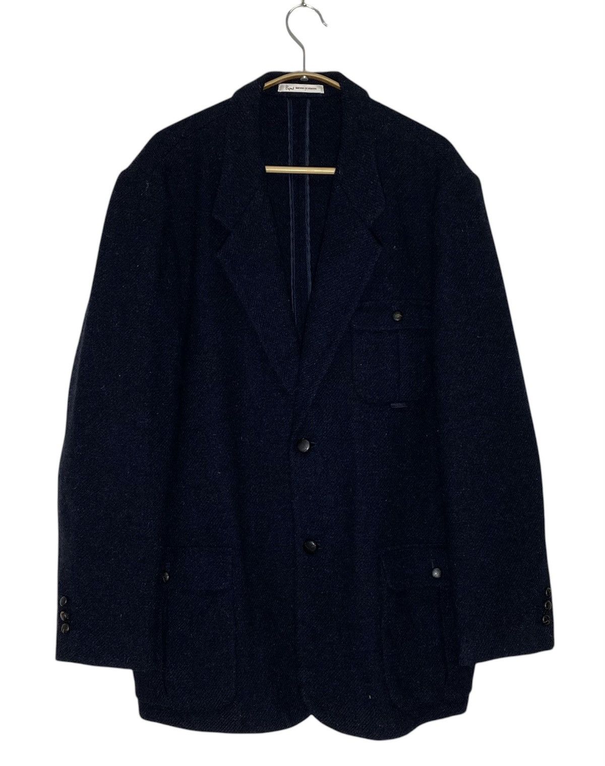 Harris Tweed Vintage Harris Tweed X Papas Wool Jacket Hand Woven Size 42L - 1 Thumbnail
