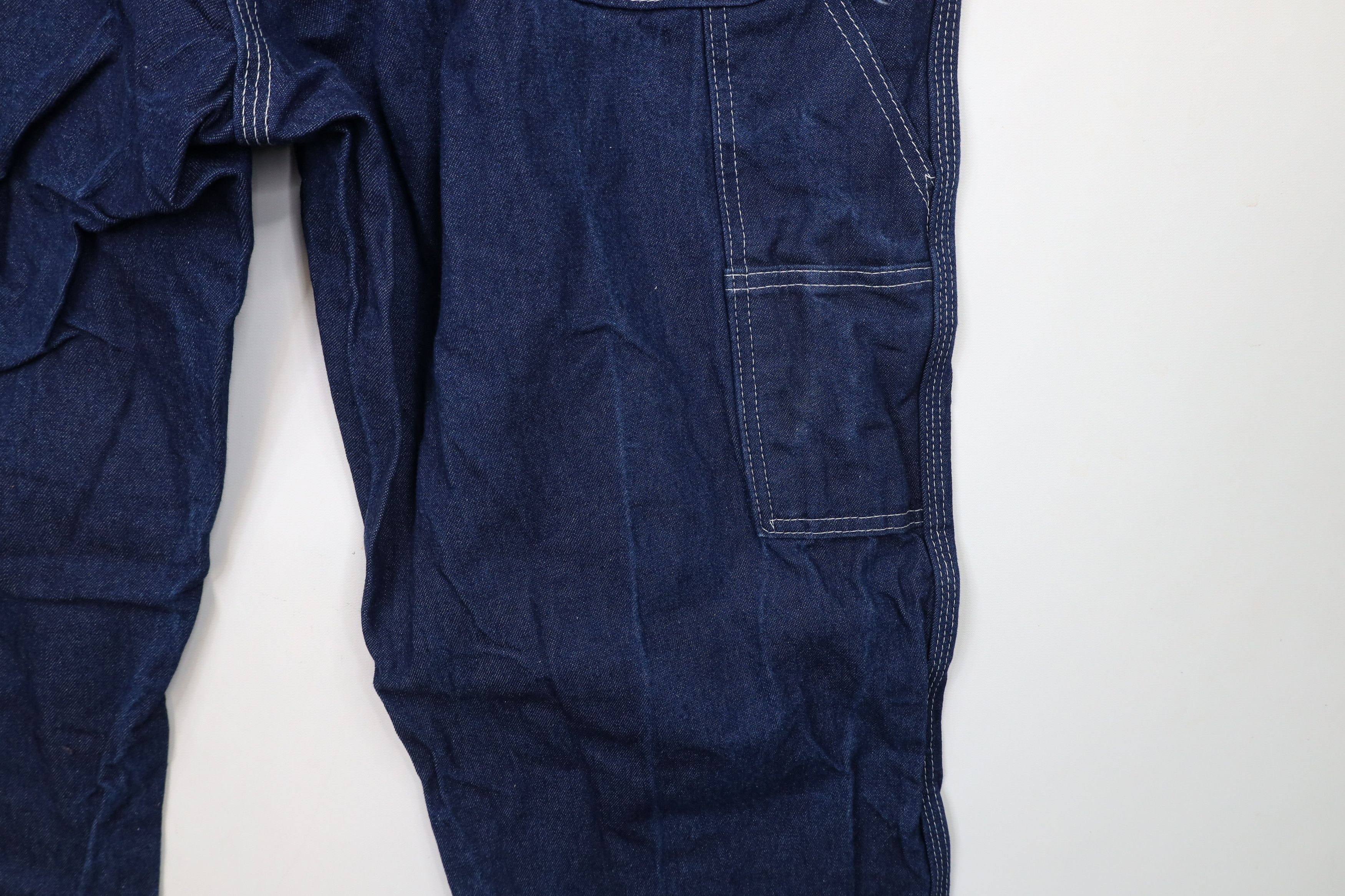 Dickies × Vintage Vintage Y2K Dickies Wide Leg Carpenter Denim Jeans Blue Size US 38 / EU 54 - 13 Thumbnail