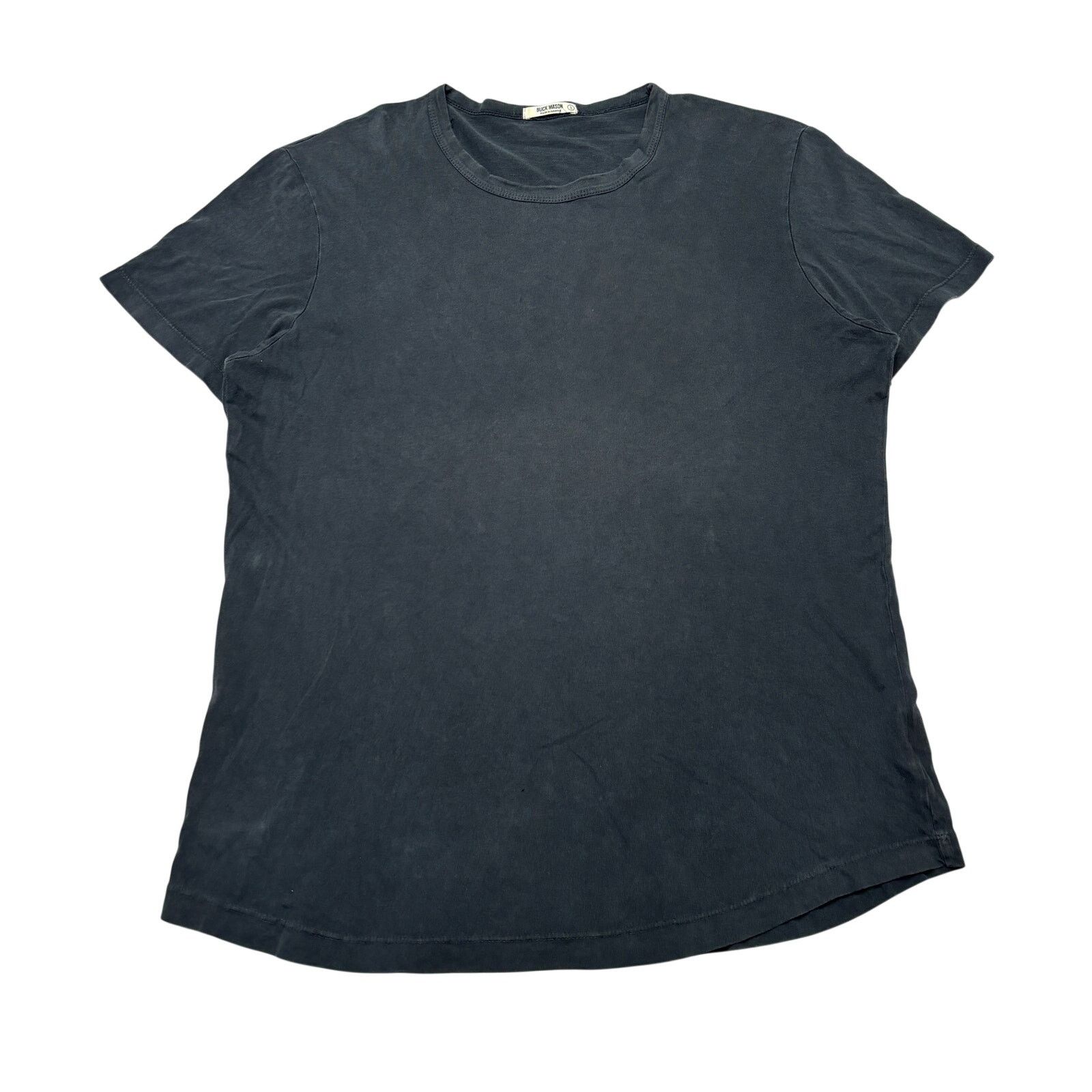 Buck Mason Buck Mason Slub Curved Hem T Shirt Men's Large Quiet Luxury Size US L / EU 52-54 / 3 - 1 Thumbnail