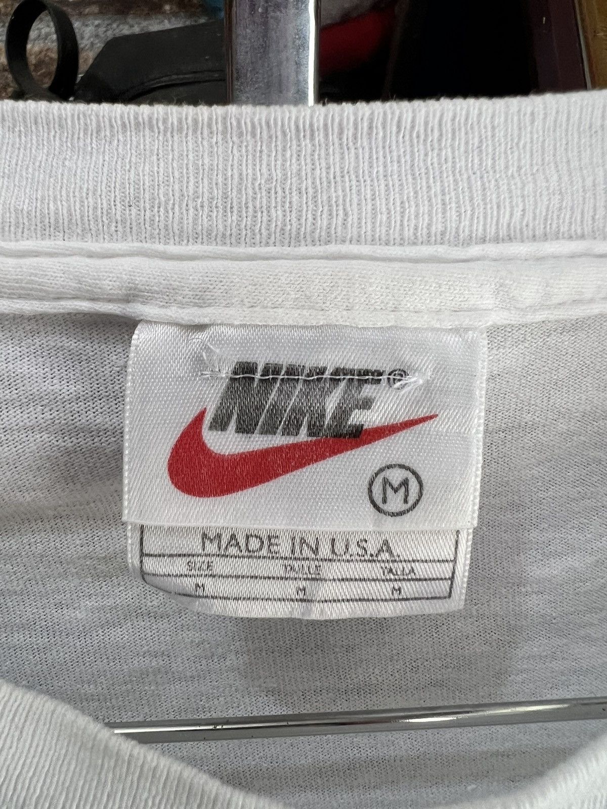 Nike 🔥Vintage Nike Swoosh Made in Usa Long Sleeves Size US M / EU 48-50 / 2 - 9 Thumbnail