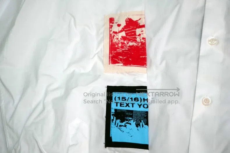 Raf Simons Raf Simons 2020SS picture-posted shirt Size US M / EU 48-50 / 2 - 4 Thumbnail