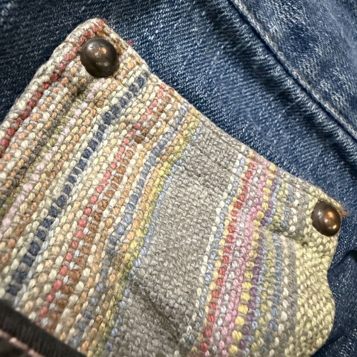 Seditionaries 🔥🔥 Y2K Baggy Flared Tweet Browny United Work Jeans Size US 33 - 13 Thumbnail