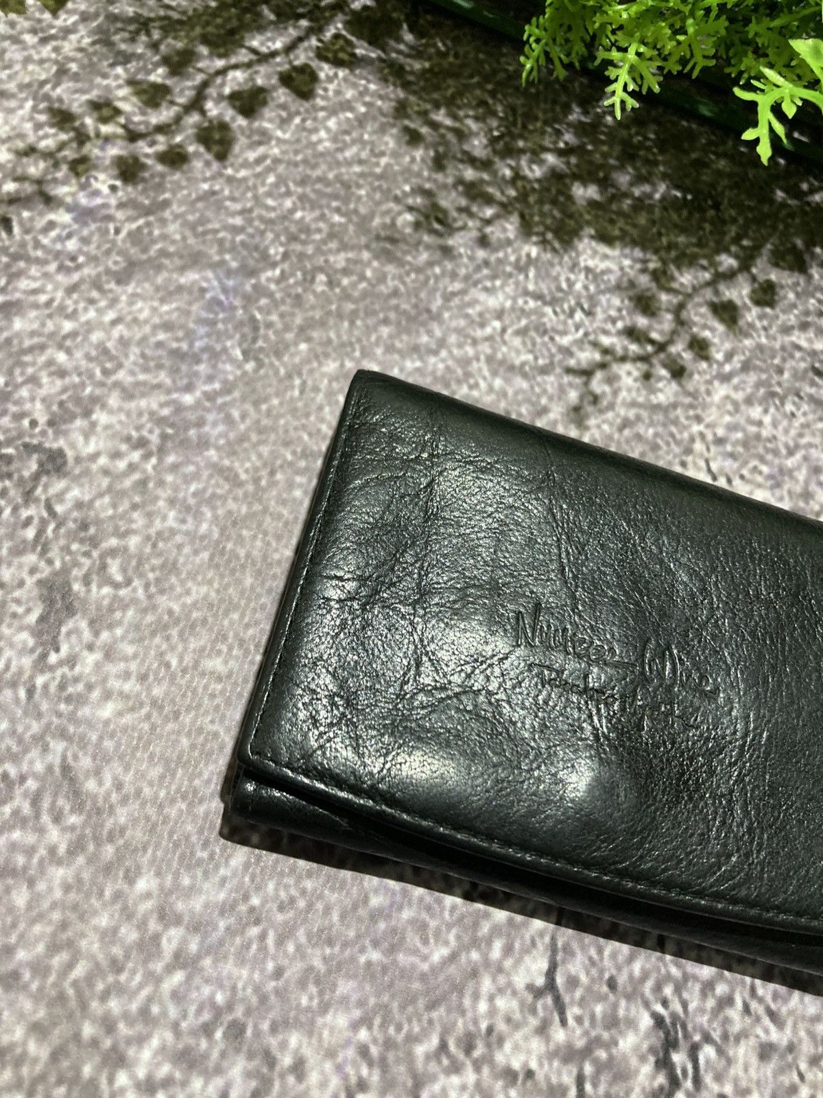 Number (N)ine NUMBER (N)INE Takahiro Miyashita Vintage 3-ld Wallet Leather Size ONE SIZE - 4 Thumbnail