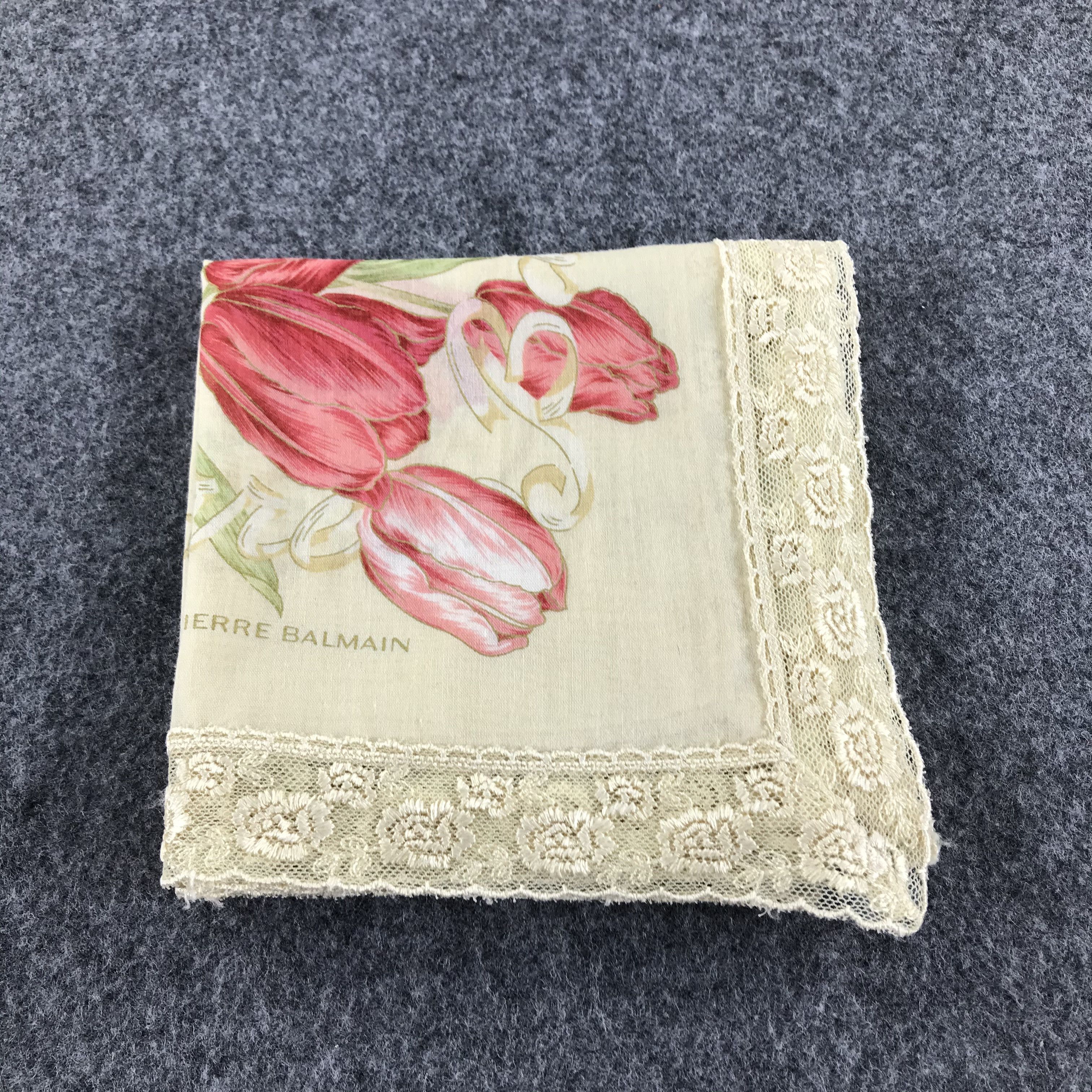 Pierre Balmain Pierre Balmain Handkerchief Neckerchief Bandana H195 Size ONE SIZE - 9 Thumbnail