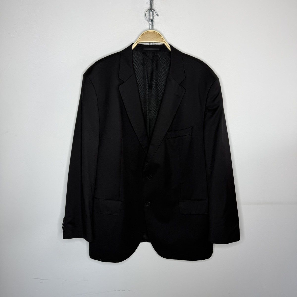 Hugo Boss Hugo Boss Wool Blazer Jacket Black Guabello Size 50R - 1 Thumbnail
