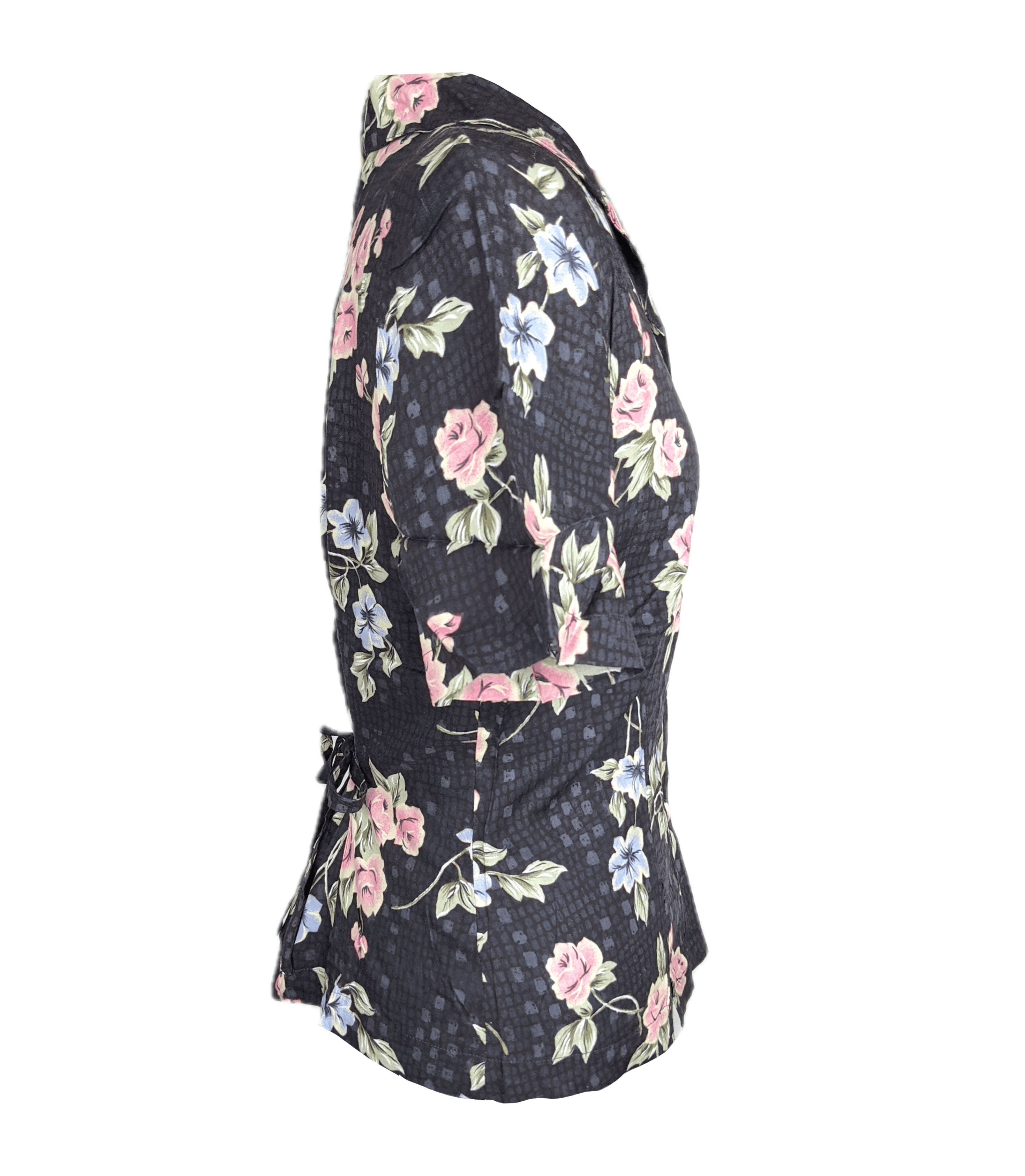 Vintage 1990's Deadstock Sag Harbor Floral Blouse Size S / US 4 / IT 40 - 4 Thumbnail