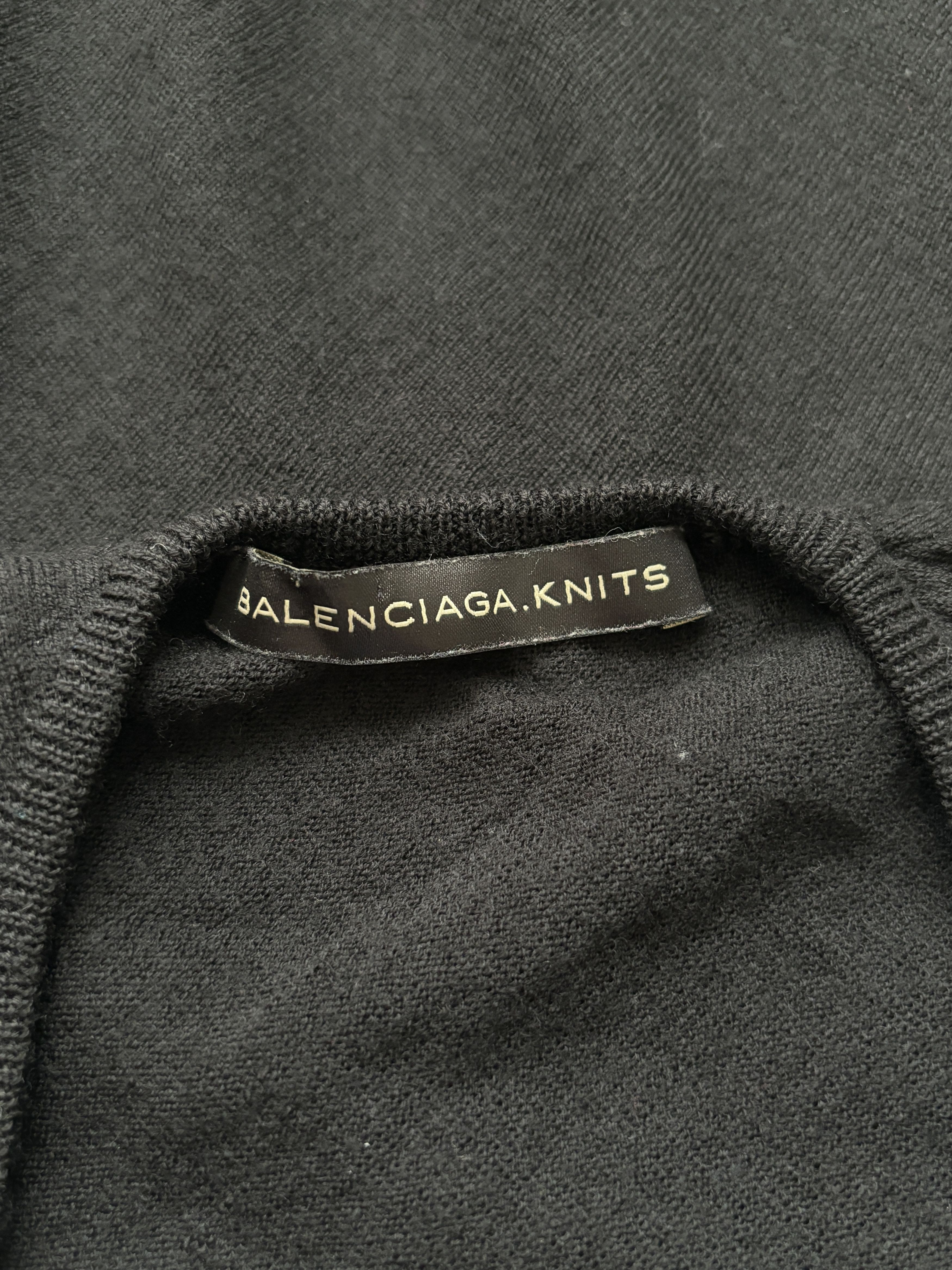 Balenciaga ⚡️QUICK SALE⚡️2006 Balenciaga Ghesquière Wool Knit Top Size M / US 6-8 / IT 42-44 - 3 Thumbnail