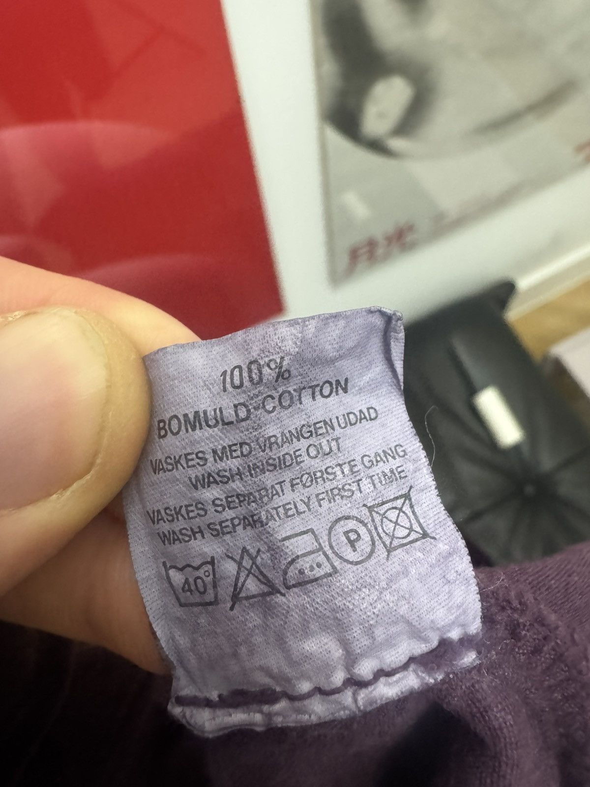 Vintage Vintage 90s Purple Velvet Velour Trucker Jacket Archive Rare Size US XS / EU 42 / 0 - 7 Thumbnail