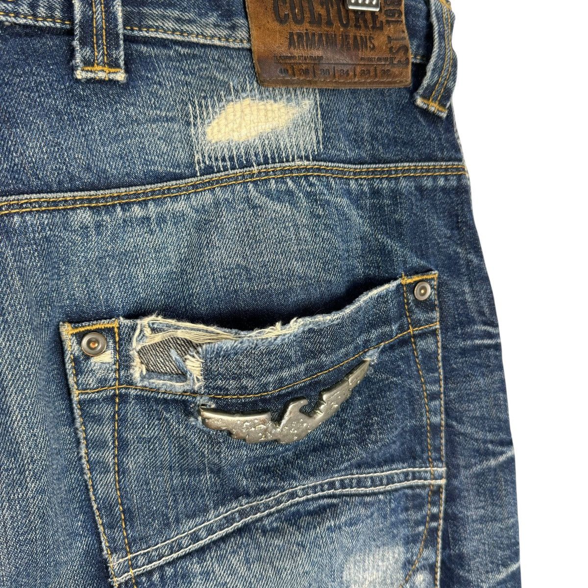 Armani 🌟ARMANI JEANS DENIM CULTURE PANTS Size US 34 / EU 50 - 6 Thumbnail