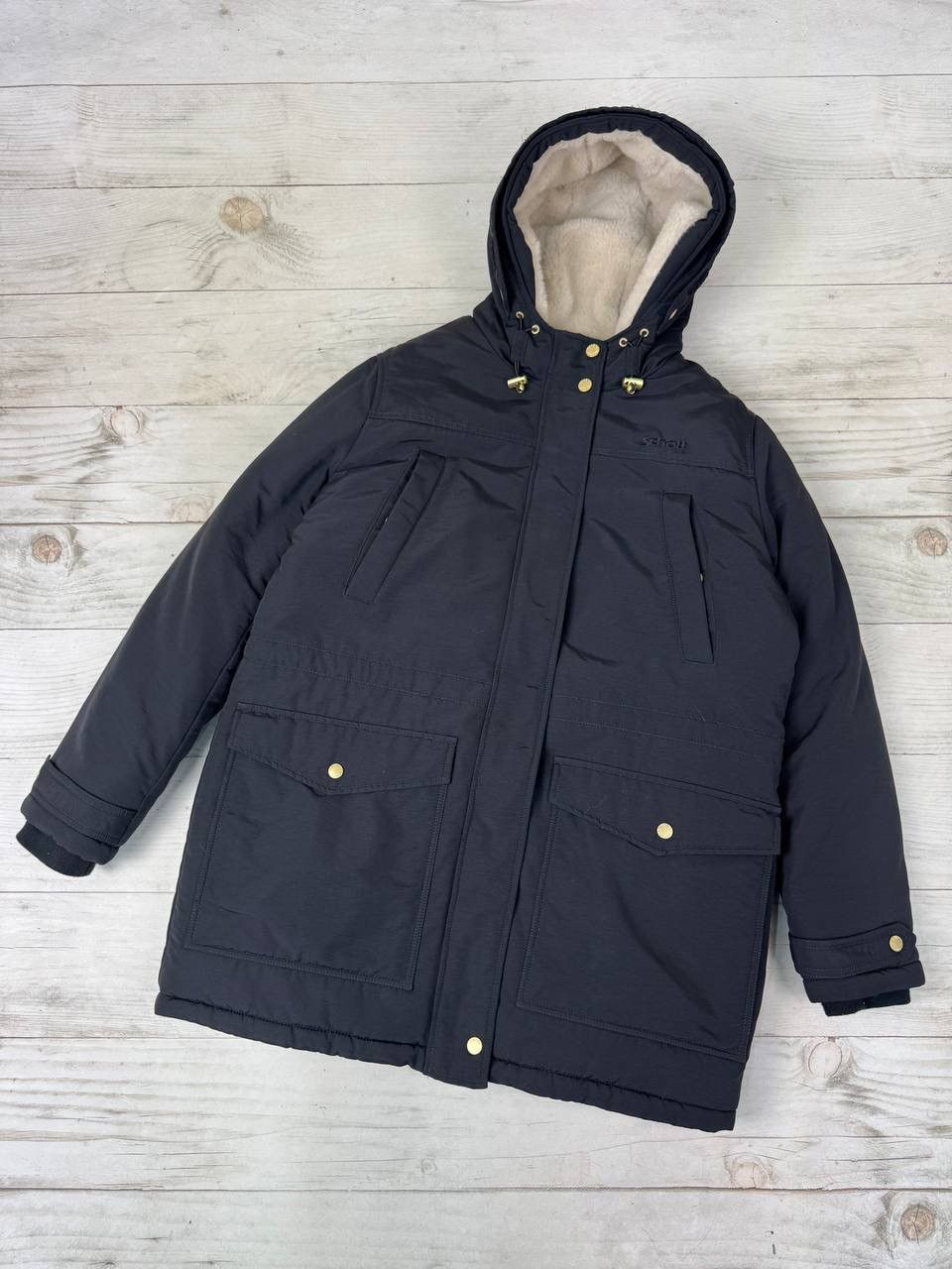 Schott Vintage Schott NYC Parka Jacket Puffer Made In USA Size US S / EU 44-46 / 1 - 1 Thumbnail