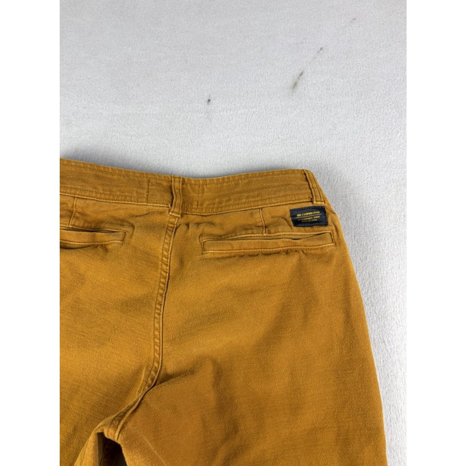Vintage REI Co-Op Pants Mens 30x30 Brown Jogger Tapered Drawstring Classic Casual Pants Army Pattern Pockets Regular Fit Cotton Canvas Front Flat Front Size US 30 / EU 46 - 4 Thumbnail