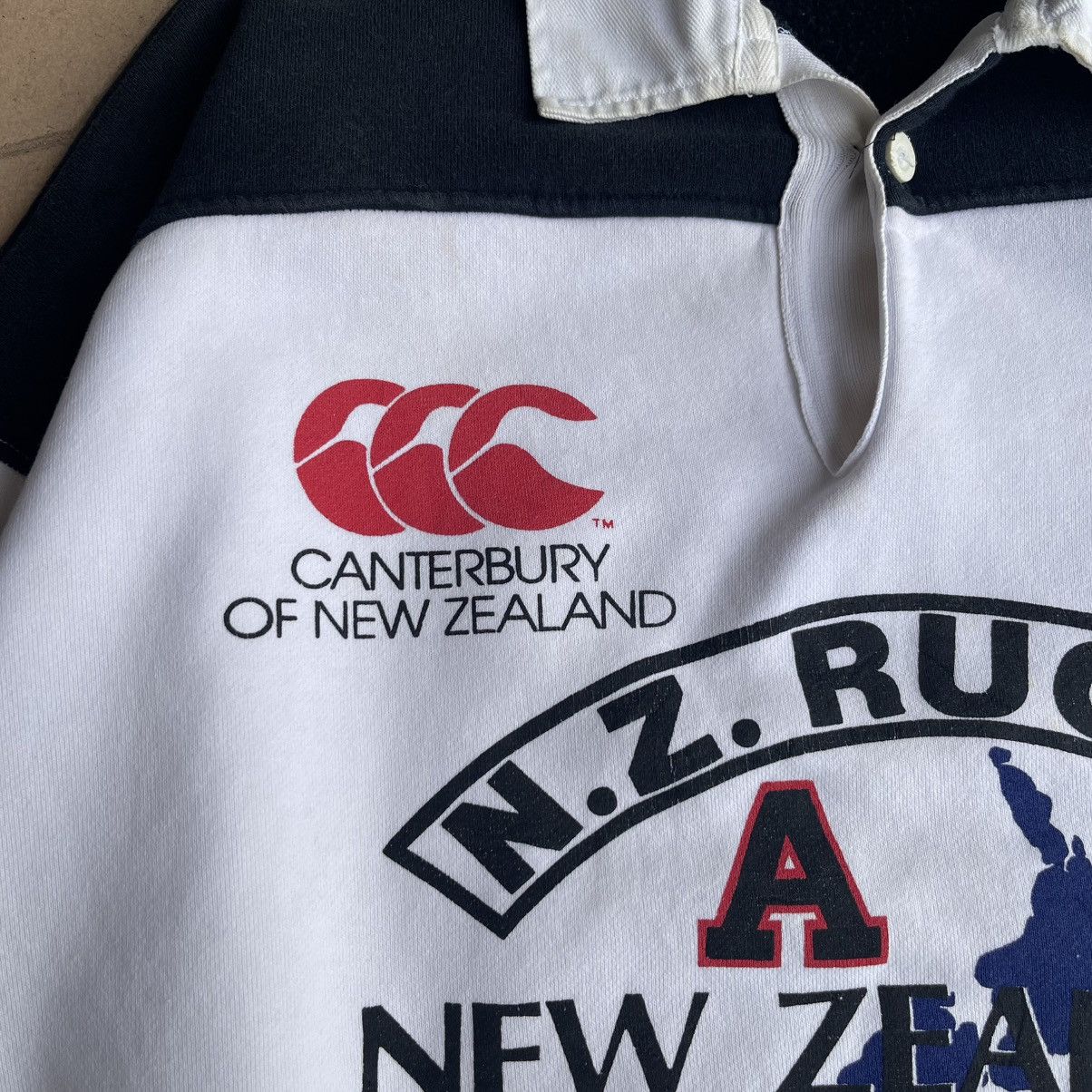 Canterbury of New Zealand × Vintage Canterburry Of New Zealand All Black Rugby Sweatshirt Crop Size S / US 4 / IT 40 - 6 Thumbnail