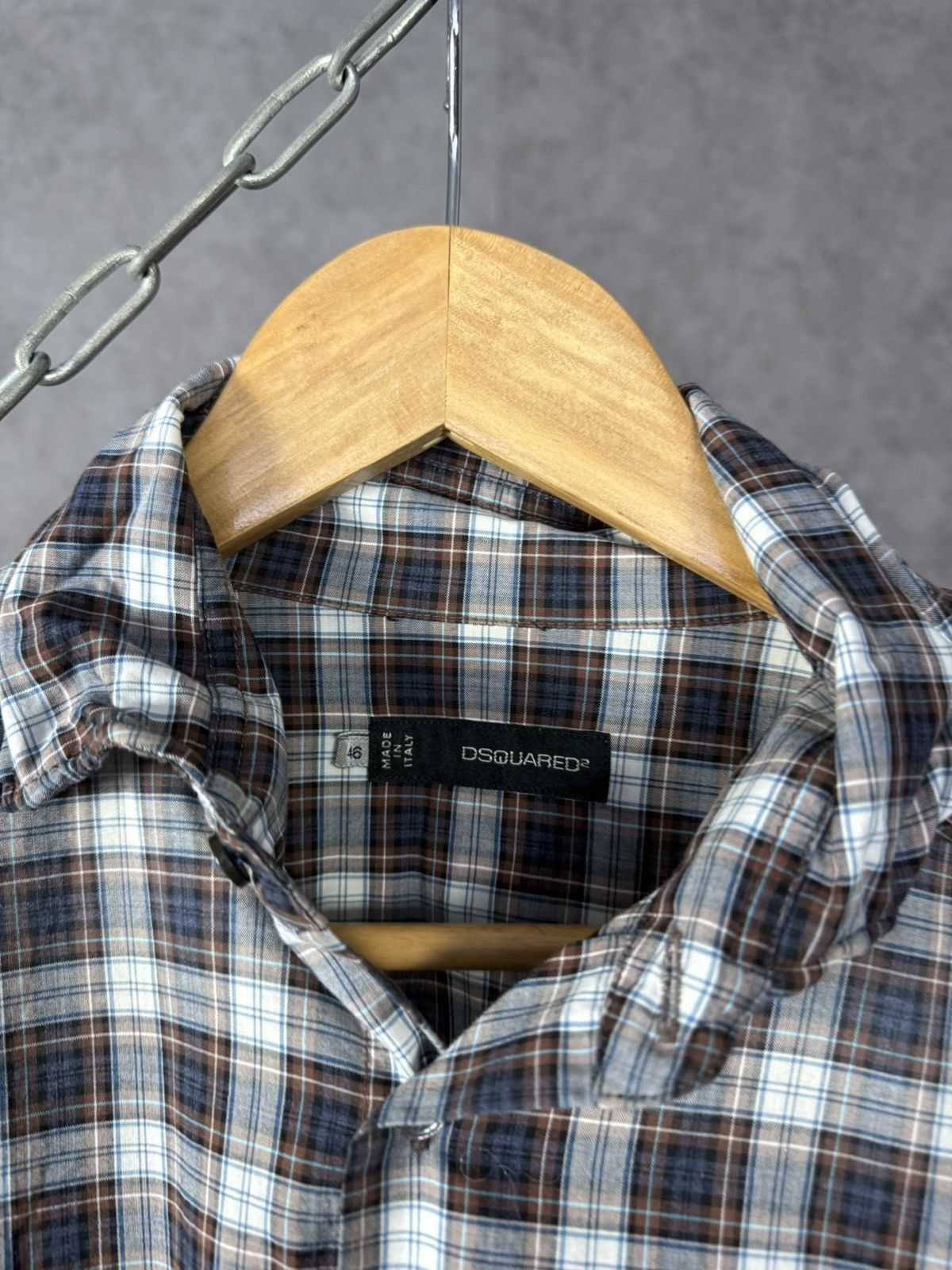 Dsquared2 Dsquared 2 luxury designer vintage checkered shirt Size US S / EU 44-46 / 1 - 2 Thumbnail