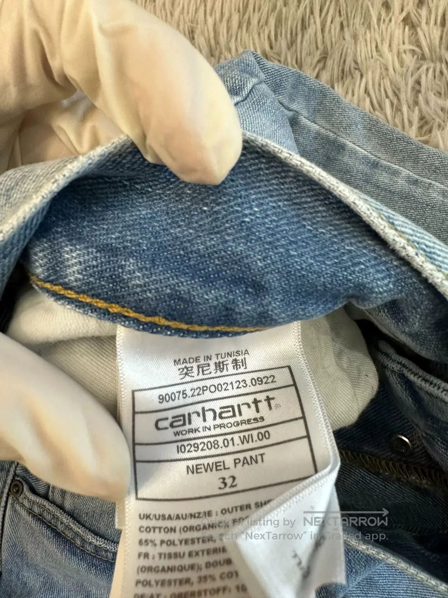 Carhartt Carhartt Blue Washed Jeans. Size US 32 / EU 48 - 5 Thumbnail