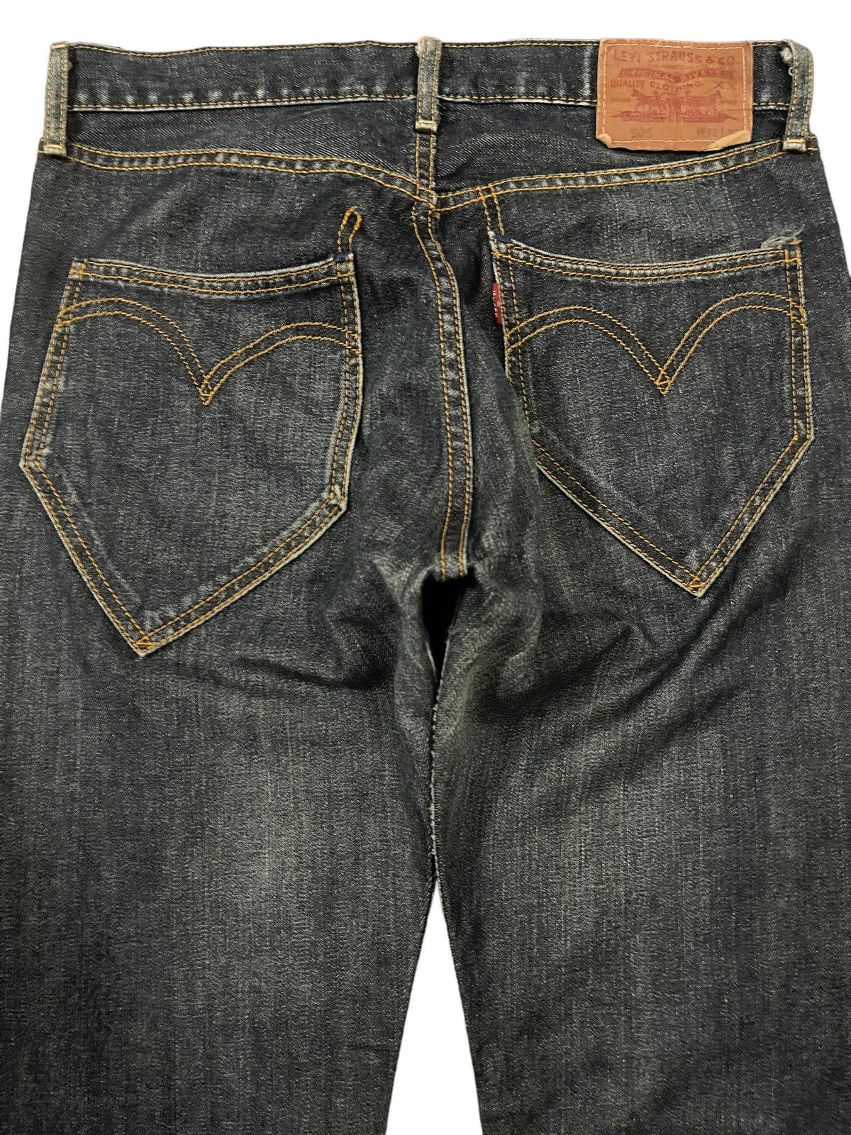 Levi's Vintage 90s Levis 505 Distressed Style Jeans Size US 32 / EU 48 - 4 Thumbnail