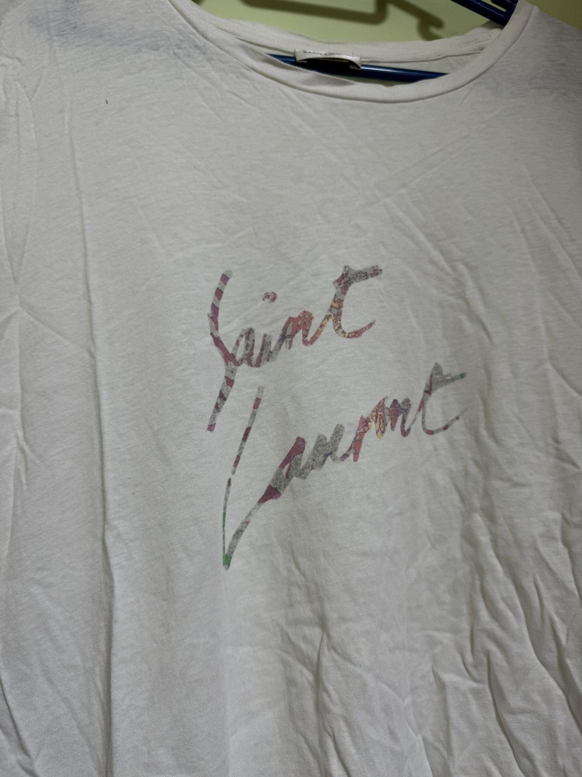 Yves Saint Laurent Ysl animal fonts tee Size US S / EU 44-46 / 1 - 1 Thumbnail