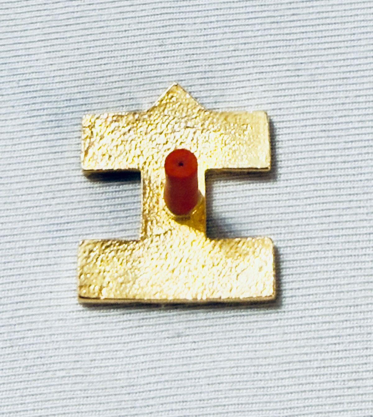 Other Gold Tone Initial Pin – “H” / “I” with Pavé Arrow – 0.875” Size ONE SIZE - 3 Thumbnail