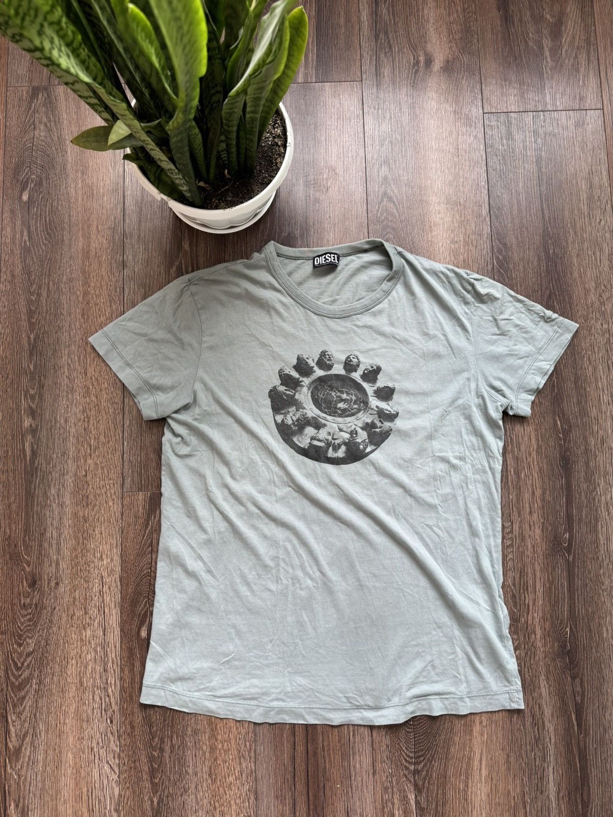 Diesel Diesel Big logo short sleeve men’s L mint colour t shirt Size US L / EU 52-54 / 3 - 1 Thumbnail