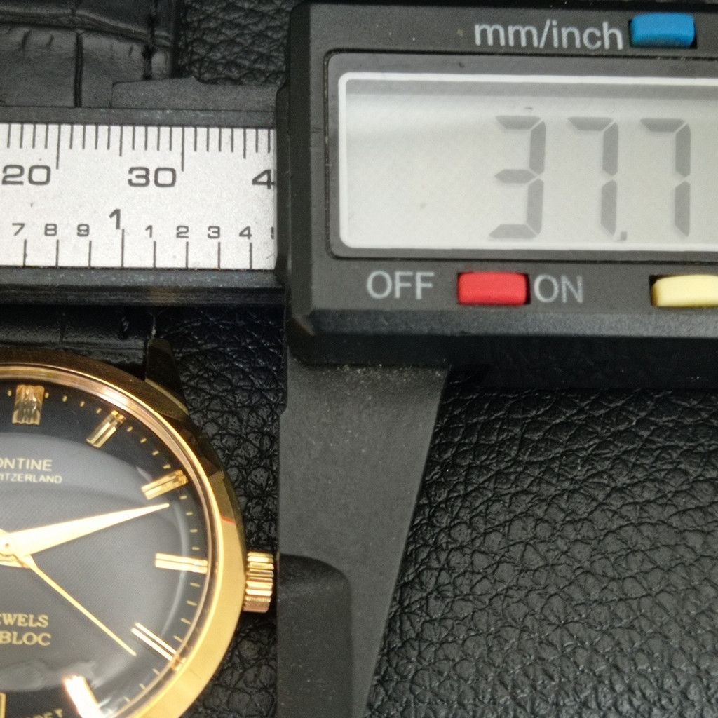 Other VINTAGE MONTINE HAND-WINDING SWISS MENS WATCH a444151 Size 38 - 7 Thumbnail