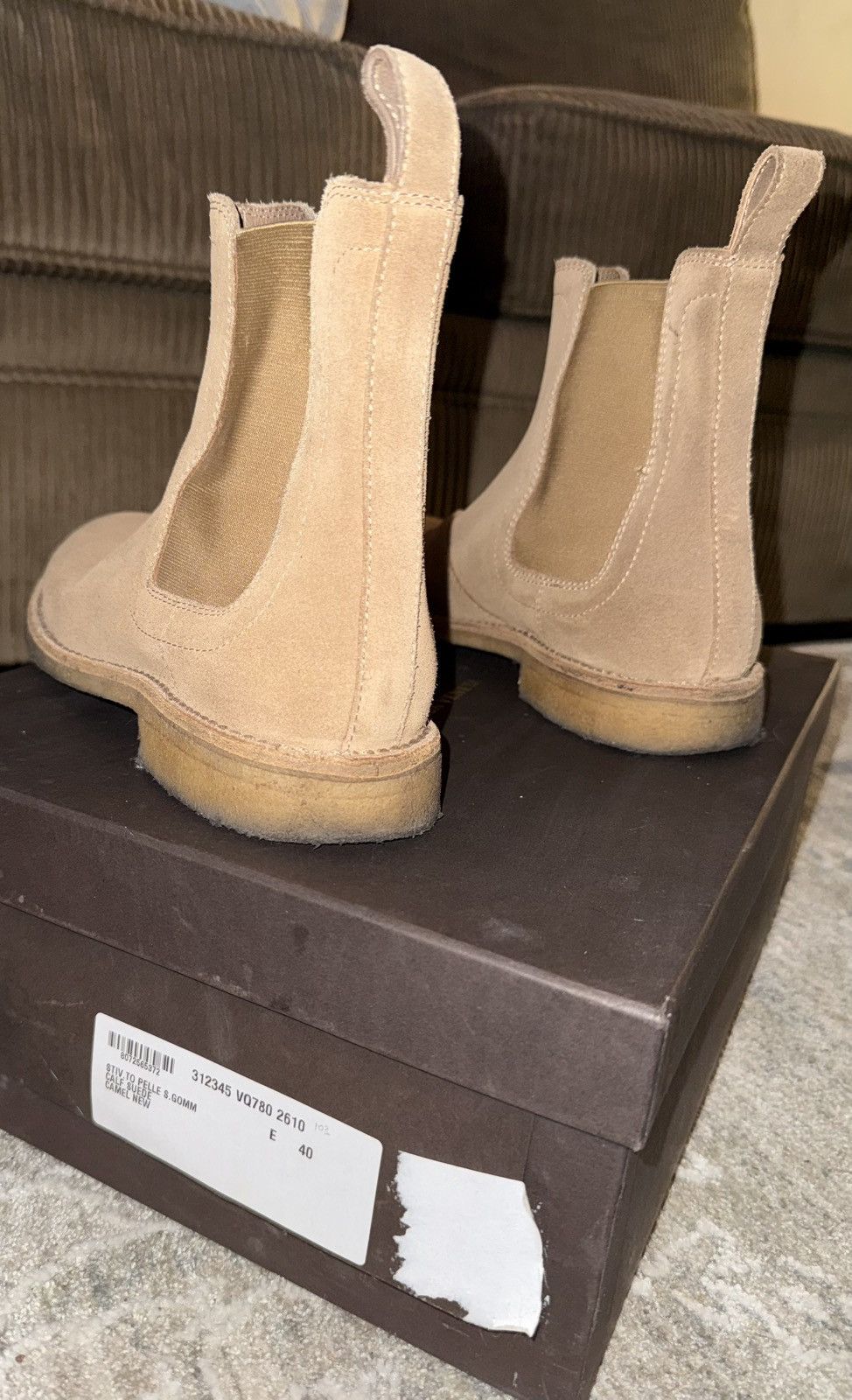 Bottega Veneta Bottega Veneta camel swede chelsea boot Size US 7.5 / EU 40-41 - 7 Thumbnail