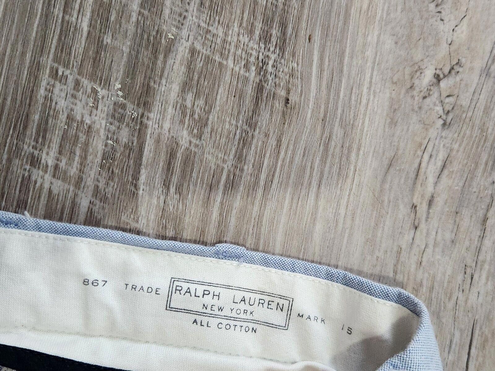 Polo Ralph Lauren Mens Polo Ralph Lauren Pants Chino Baby Blue 33 X 32 Dressy Size US 33 - 4 Thumbnail