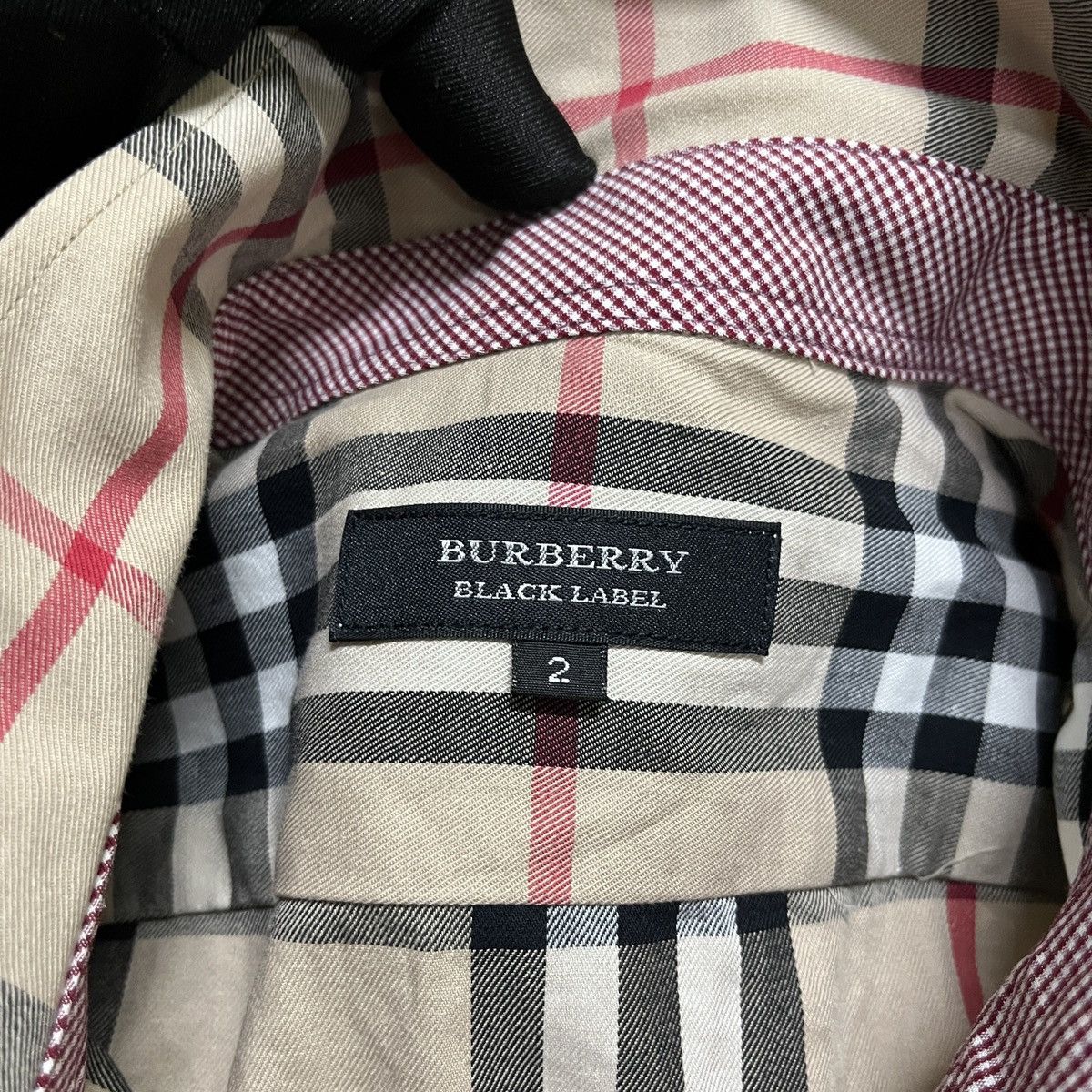 Black Label × Burberry Vintage Burberry Nova Check Button Up Shirt Size S / US 4 / IT 40 - 7 Thumbnail