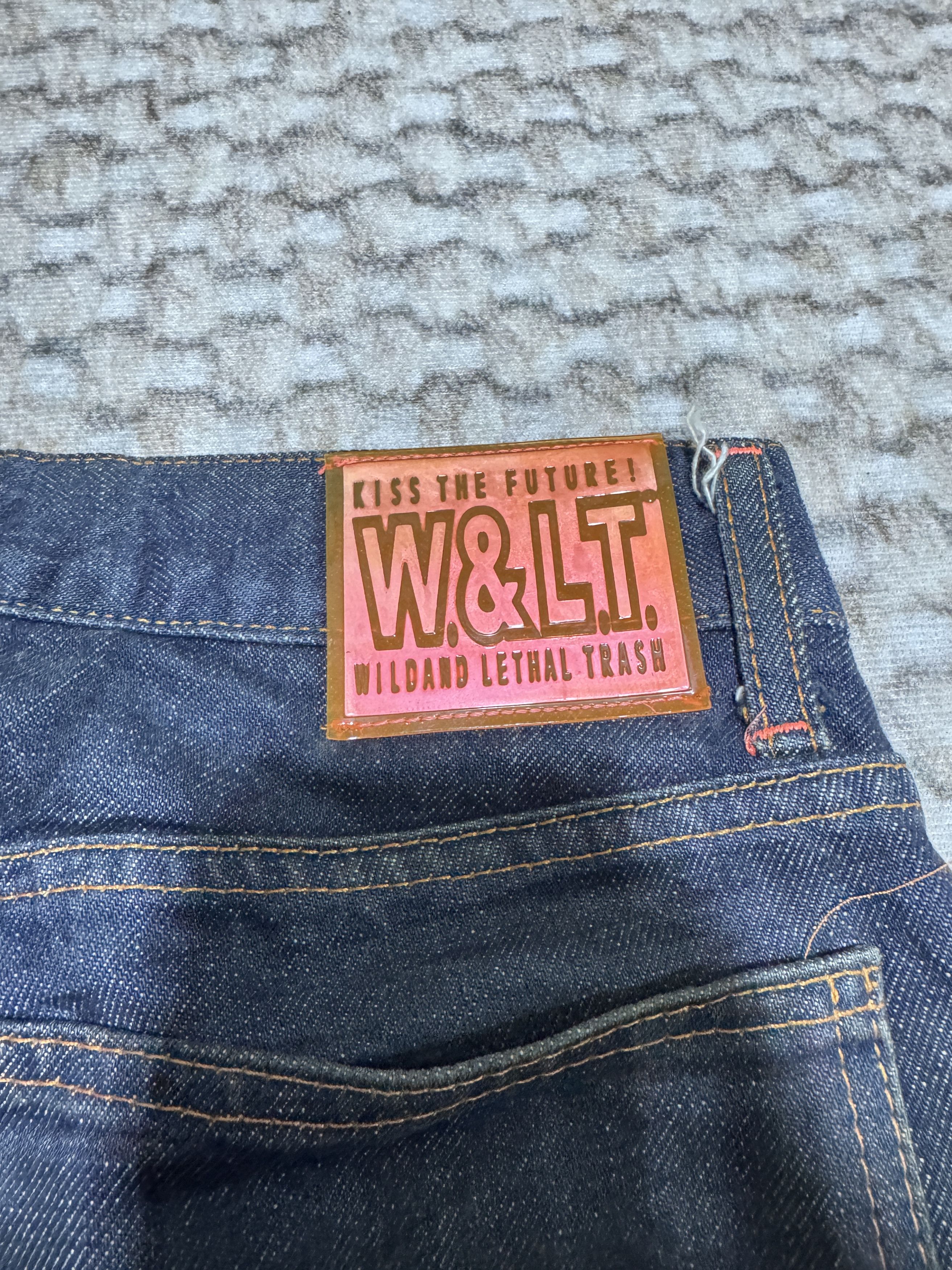 W&LT Vintage W&LT Walter Van Beirendonck Distressed Jeans Size US 30 / EU 46 - 8 Thumbnail