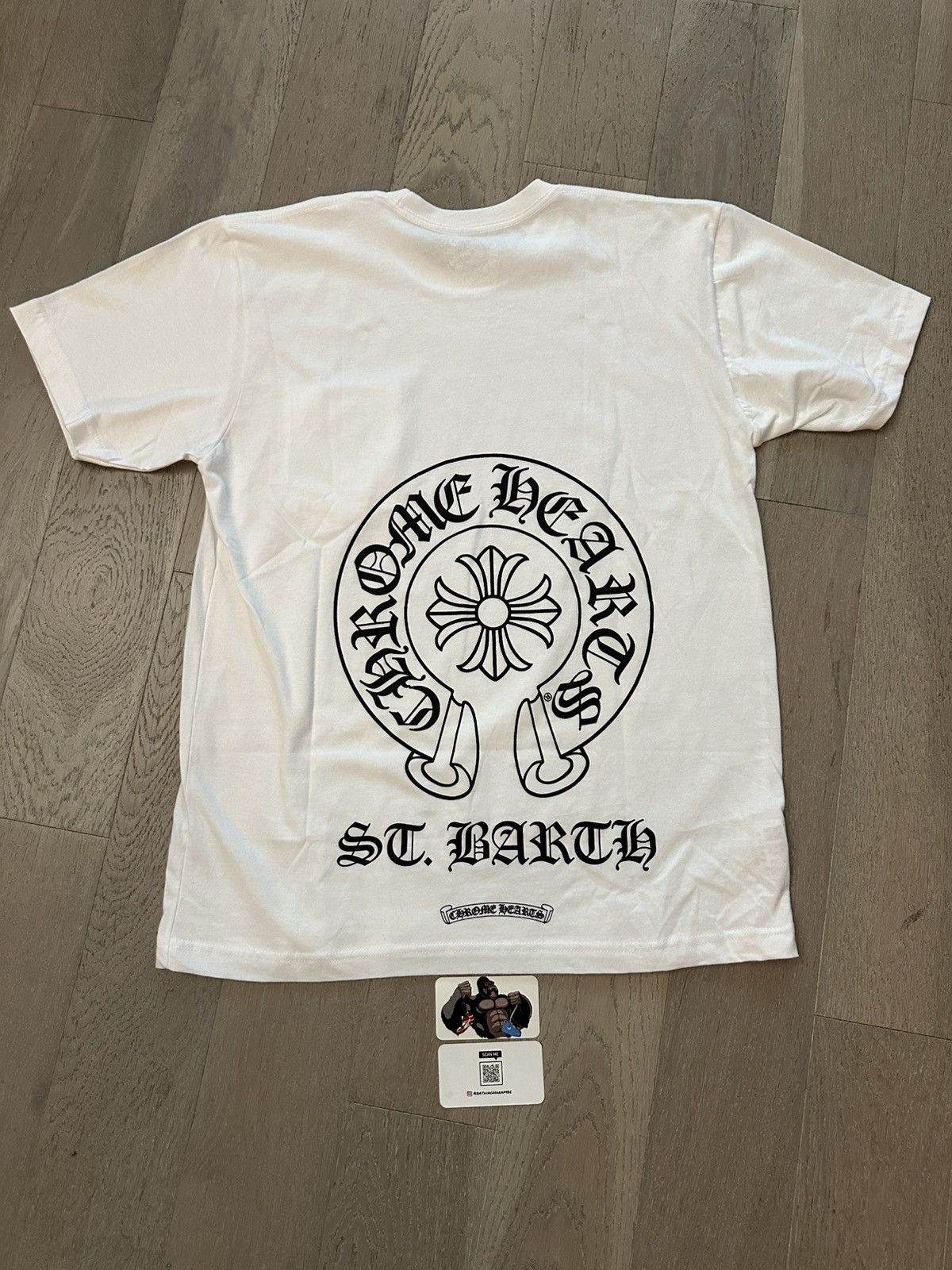 Chrome Hearts Chrome Hearts St. Barths Exclusive Horseshoe T-Shirt White Size US M / EU 48-50 / 2 - 4 Thumbnail