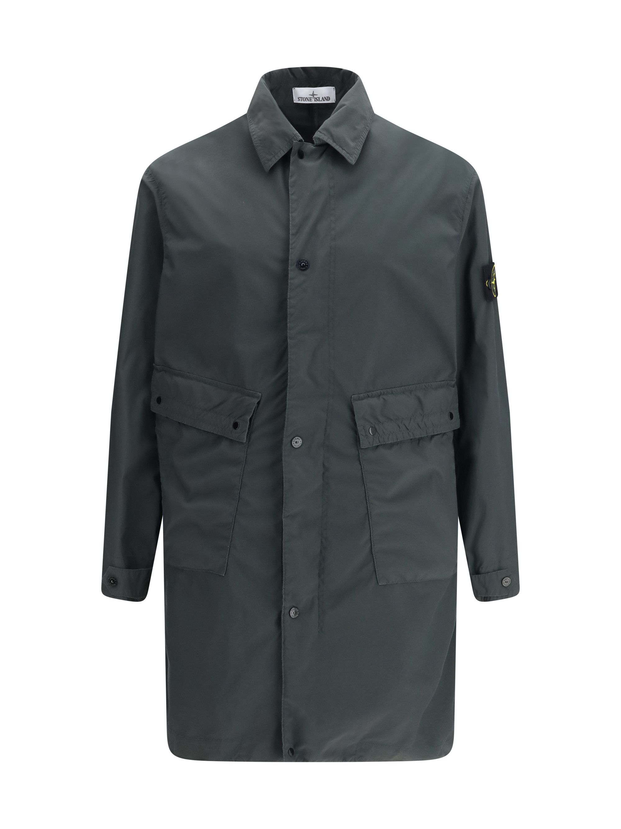 Stone Island 7100007 Light Compact Touch Poly-TC car Coat Size US L / EU 52-54 / 3 - 1 Thumbnail