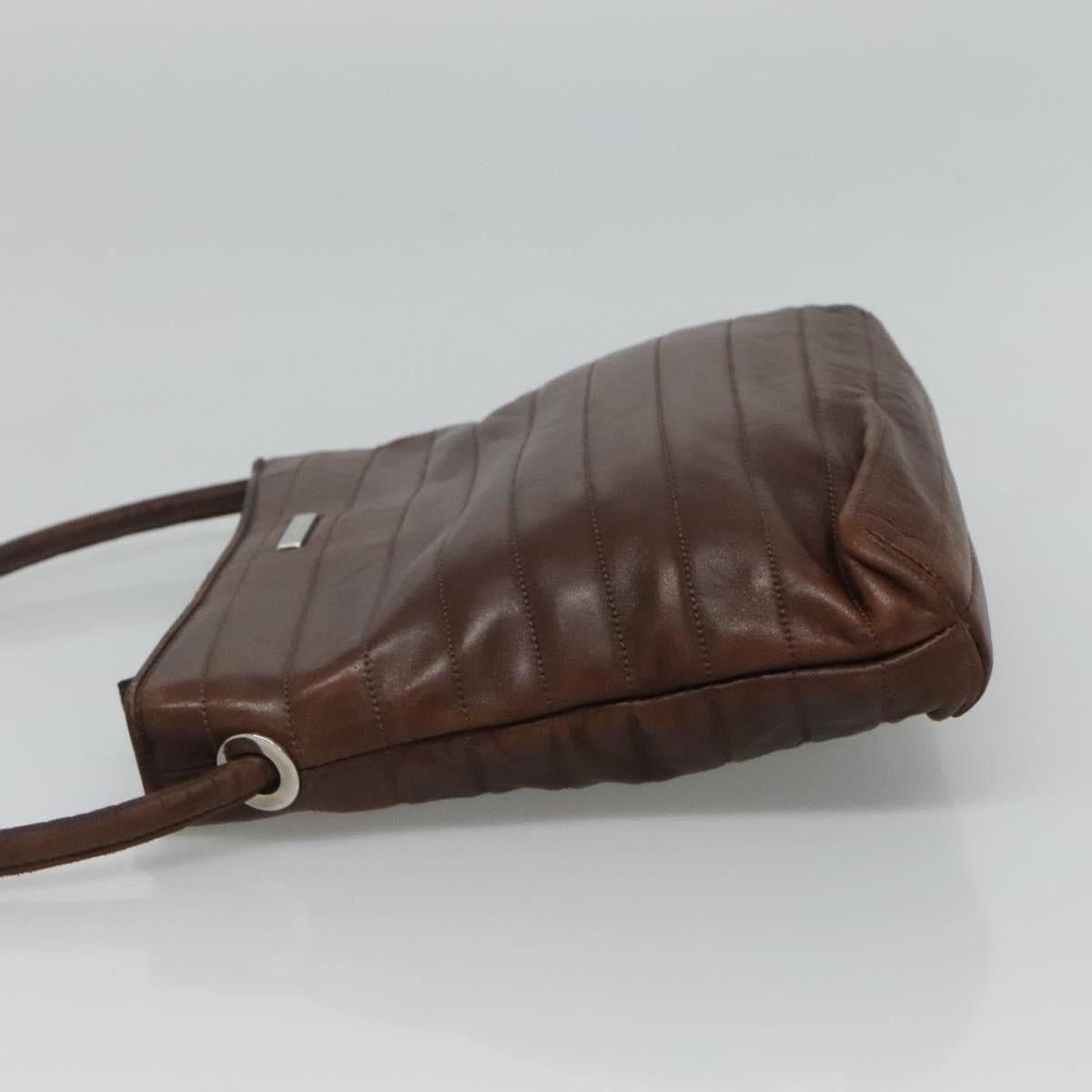 Gucci GUCCI Tote Bag Leather Brown Size ONE SIZE - 4 Thumbnail