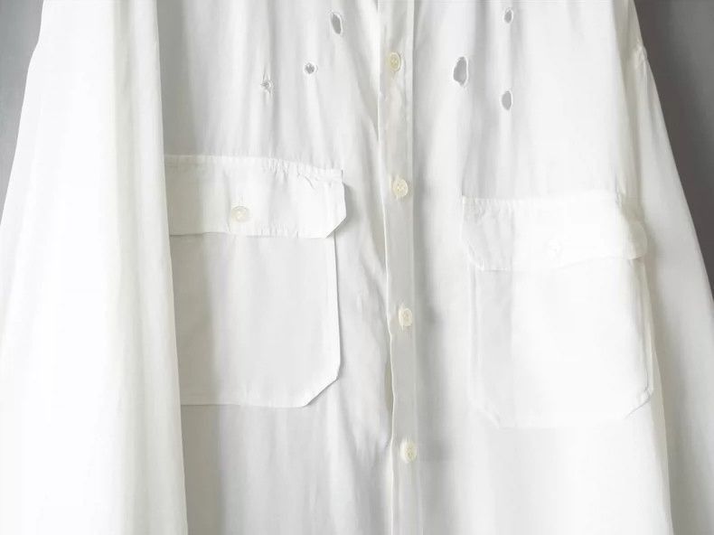 Yohji Yamamoto Yohji Yamamoto Yohji Yamamoto Double Pocket Shirt 1992 Size US M / EU 48-50 / 2 - 3 Thumbnail