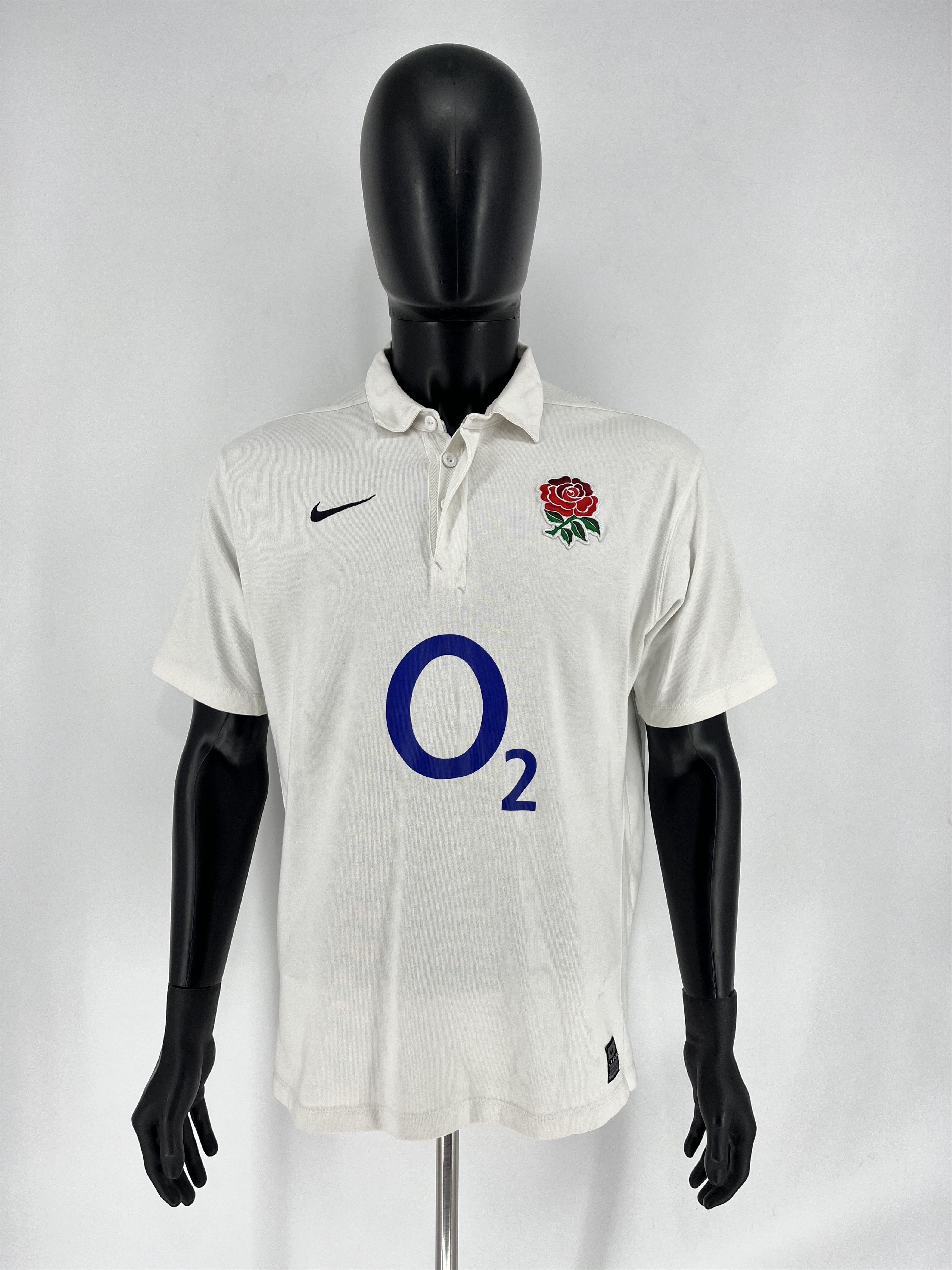 Nike England Rugby Union 2009 2010 Nike Home Classic Jersey Size US L / EU 52-54 / 3 - 2 Thumbnail